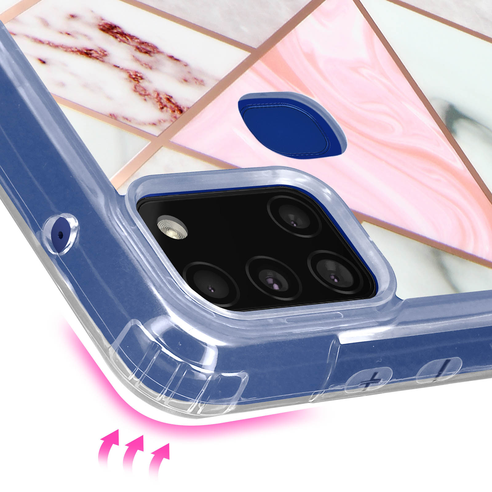 Samsung, AVIZAR A21s, Rosa Series, Calvi Galaxy Backcover,