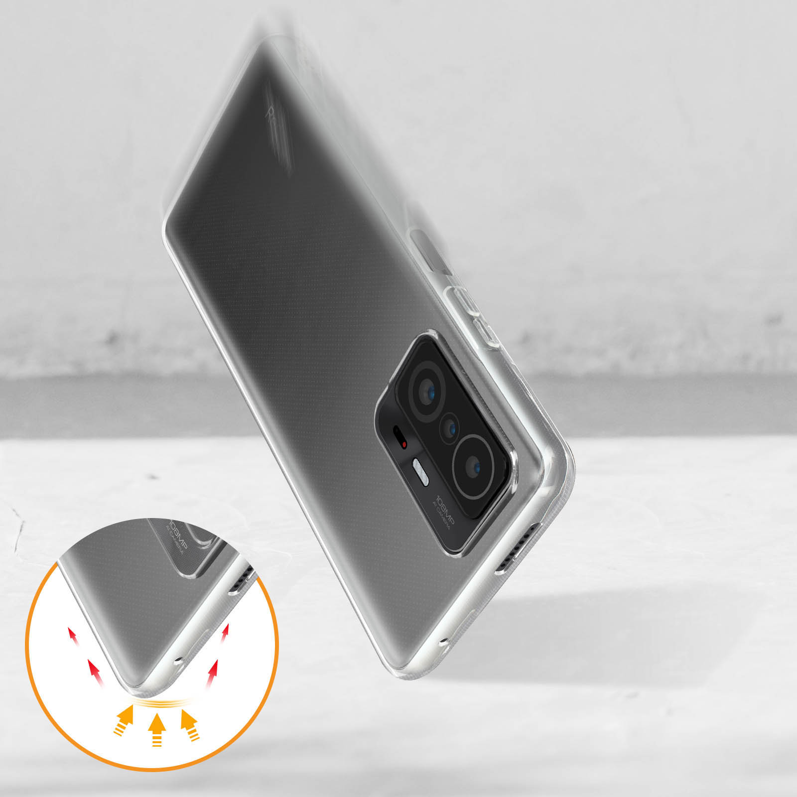 AVIZAR Gelhülle Series, Backcover, 11T Xiaomi, Pro, Transparent