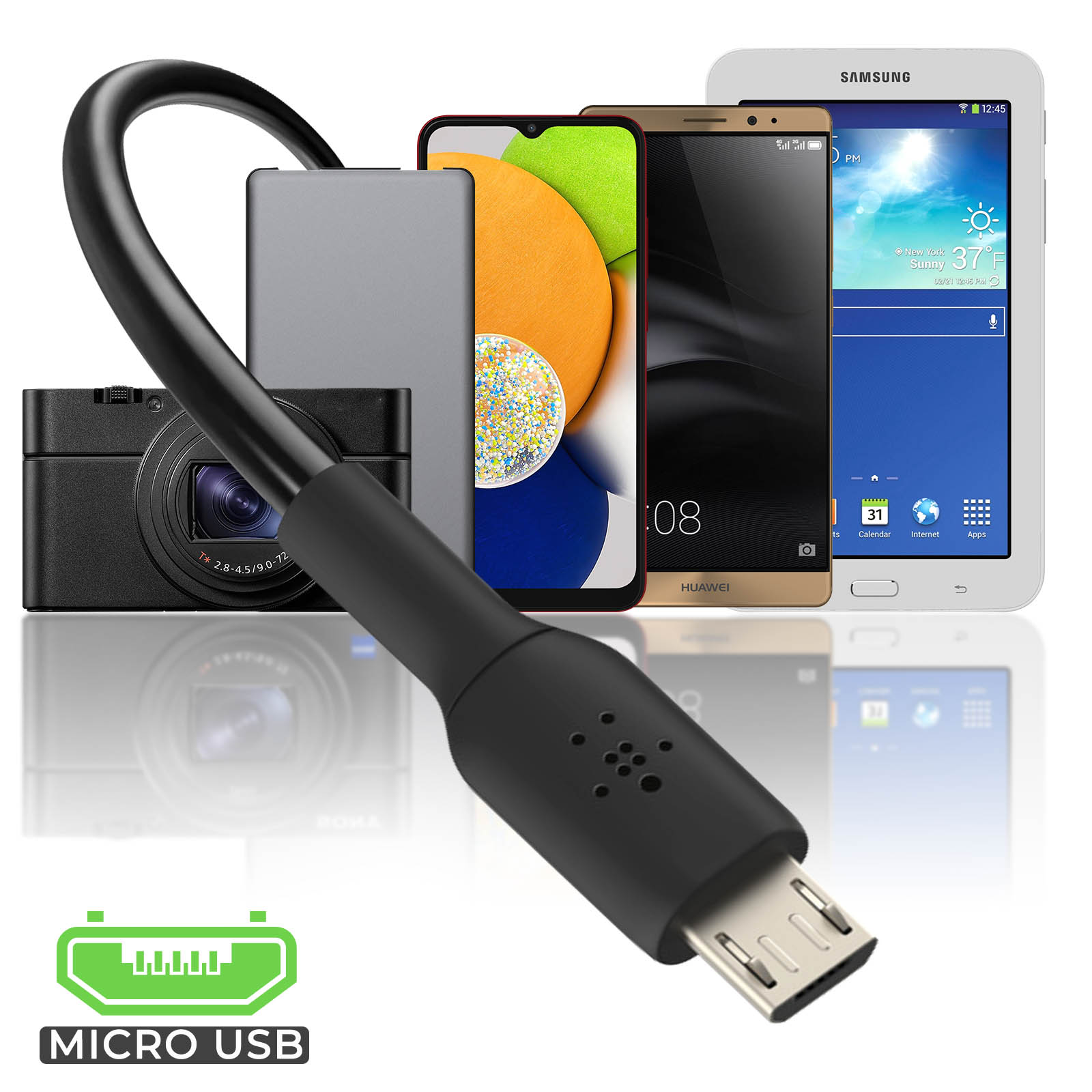 Kabel 1m / BELKIN USB-Kabel USB Micro-USB