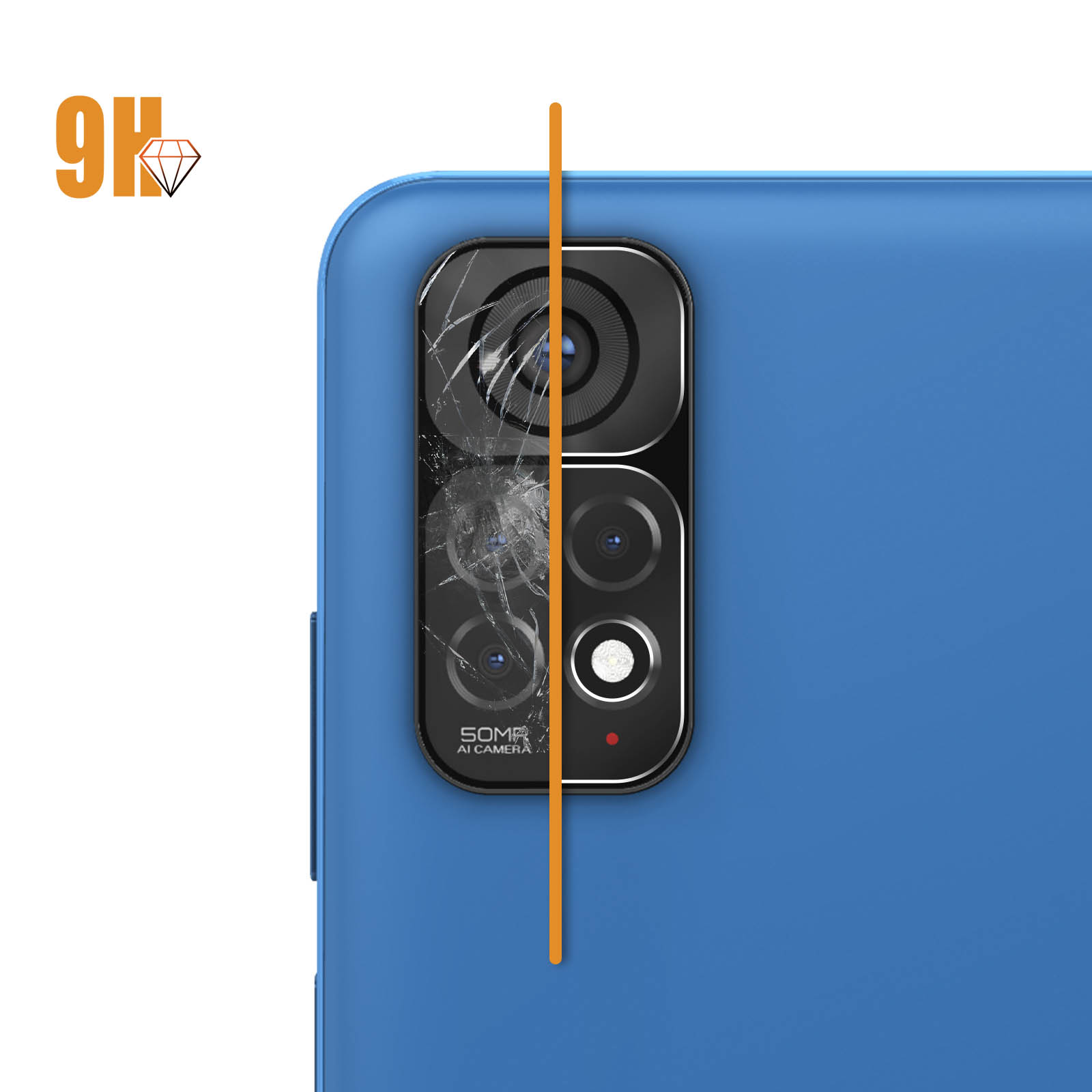 Xiaomi AVIZAR Härtegrad Note Folien(für Redmi 9H Rückkamera 11s)