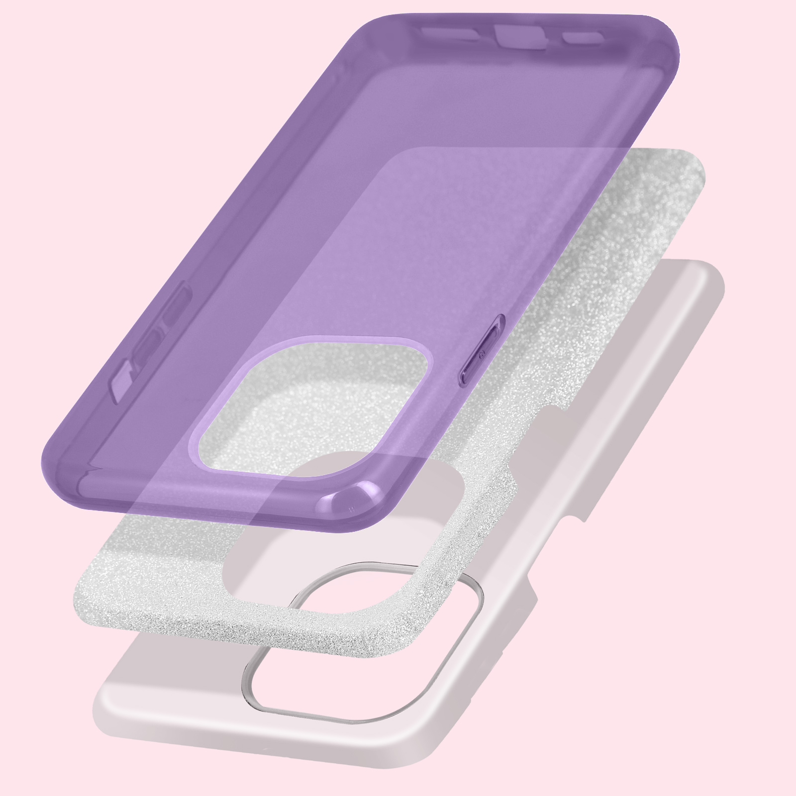 AVIZAR Papay Apple, Violett iPhone Backcover, Series, 14 Plus