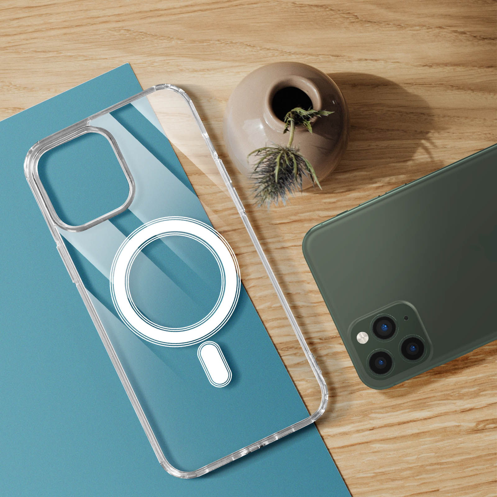 AVIZAR Case mit MagSafe, Bumper, Apple, iPhone 11 Pro, Transparent | SATURN