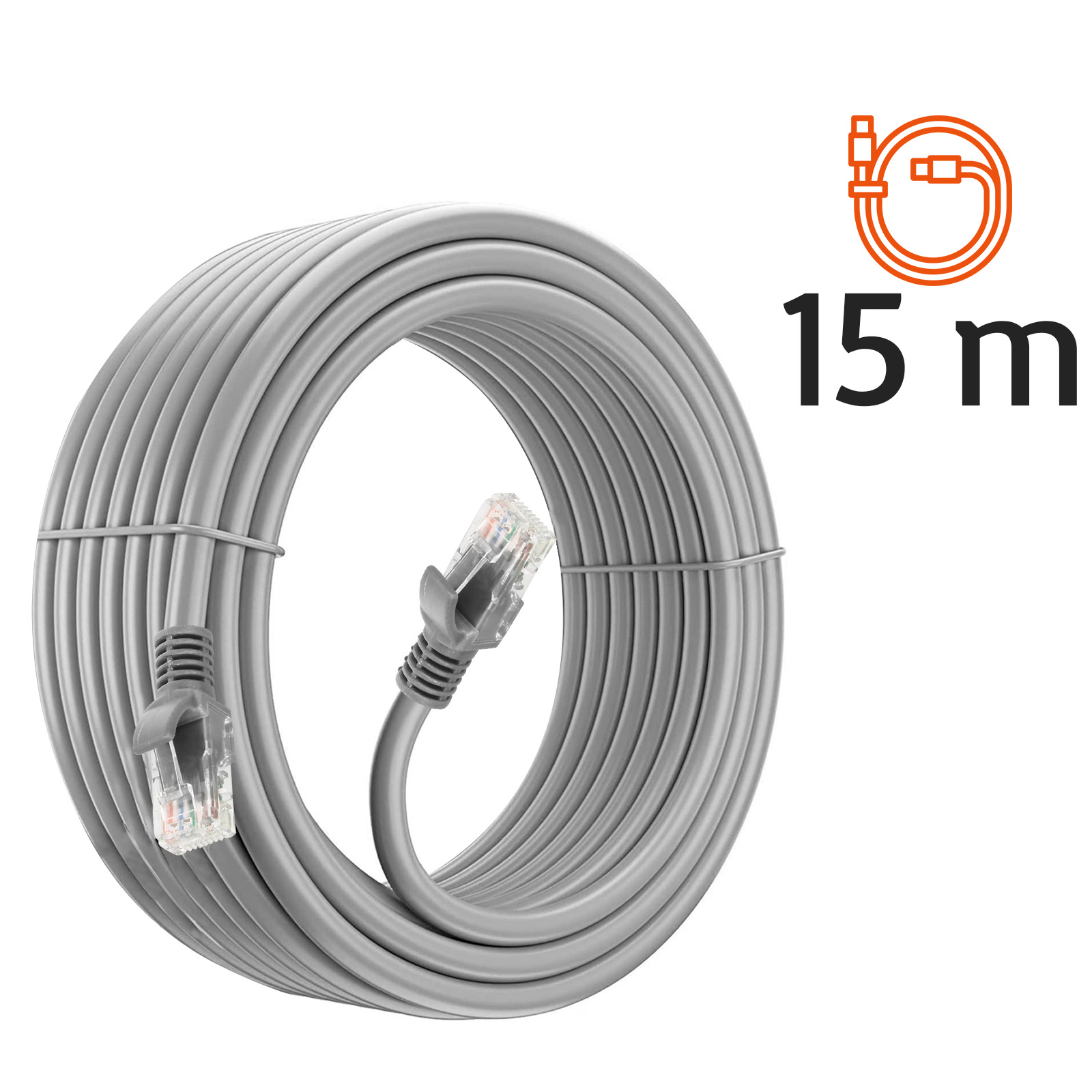 RJ45 15 Kabel, Ethernet, 15m, LINQ Ethernet m CAT6,