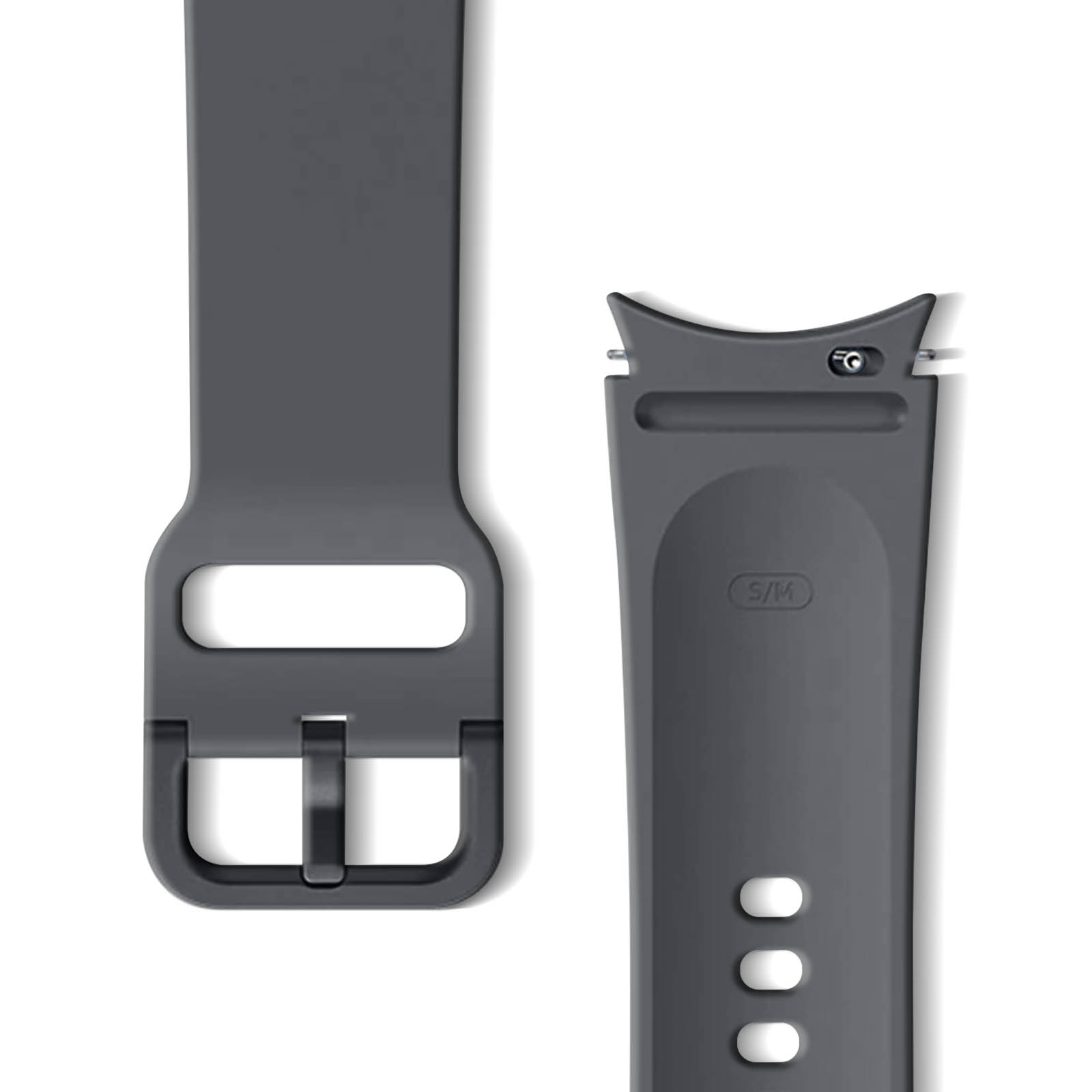 Samsung, Graphite Watch4, Sport Galaxy SAMSUNG Watch5-Serie, Band 20mm, Ersatzarmband,