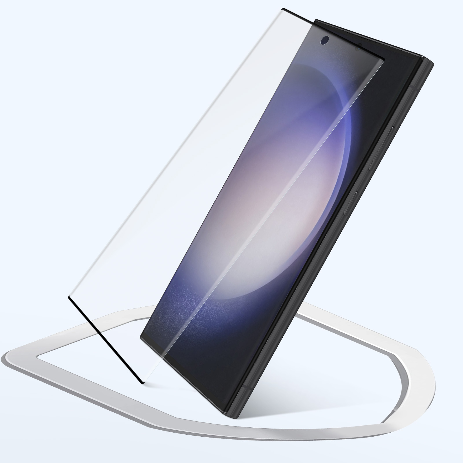 Gehärtetes S23 Samsung Ultra) Glas-Folien(für Glas AVIZAR Galaxy