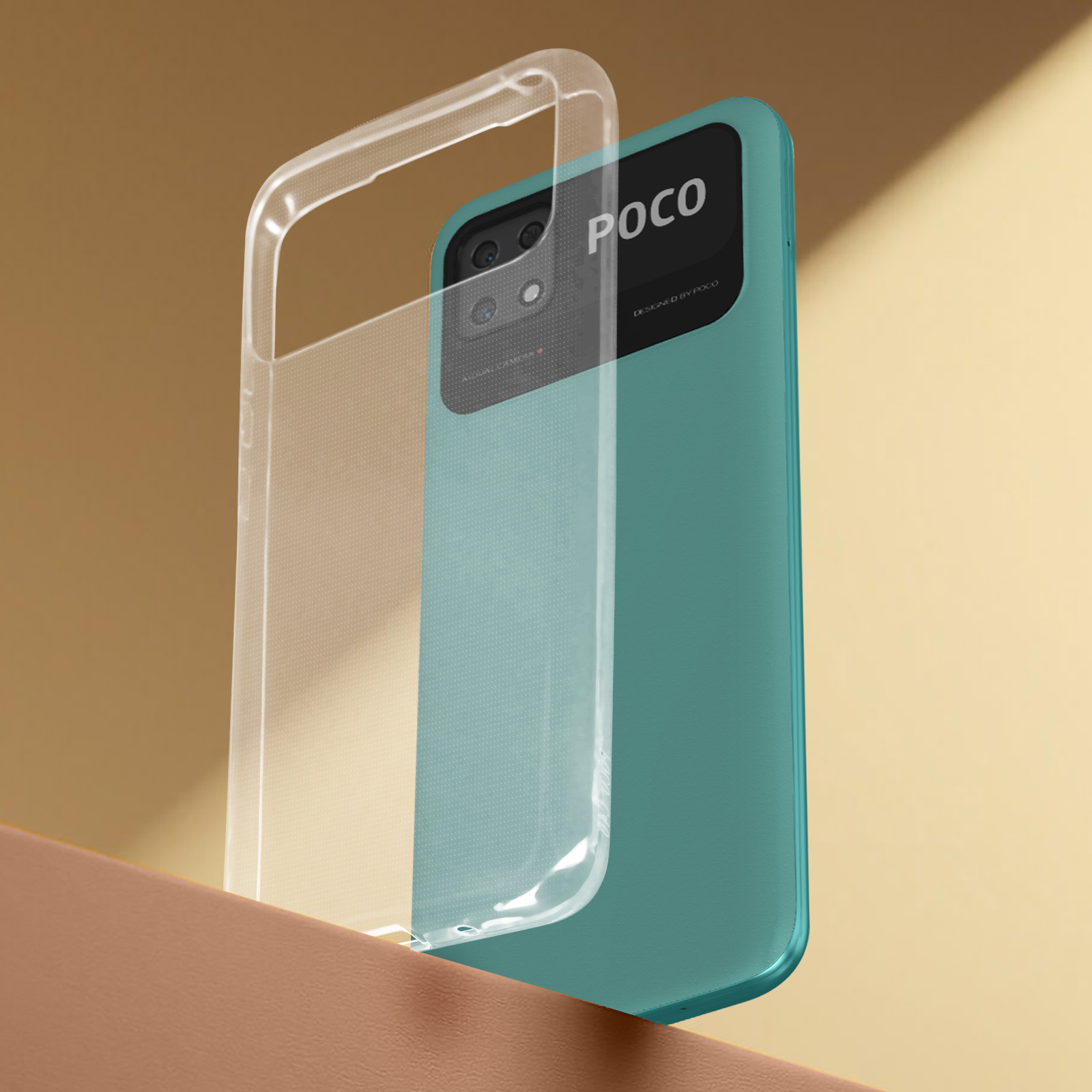 Backcover, Cover AVIZAR C40, Poco Series, Xiaomi, Transparent Clear 0.5mm