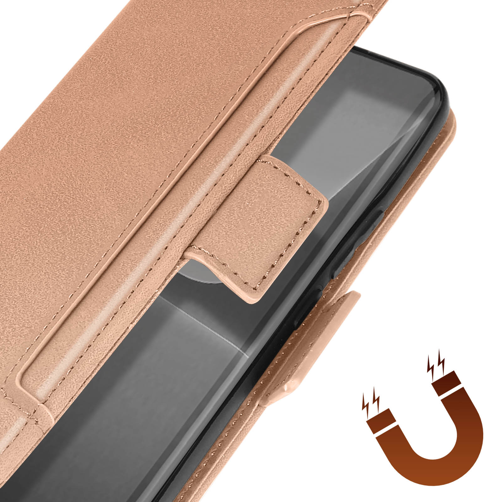 AVIZAR Card Series, 13 Rosegold Lite, Bookcover, Xiaomi