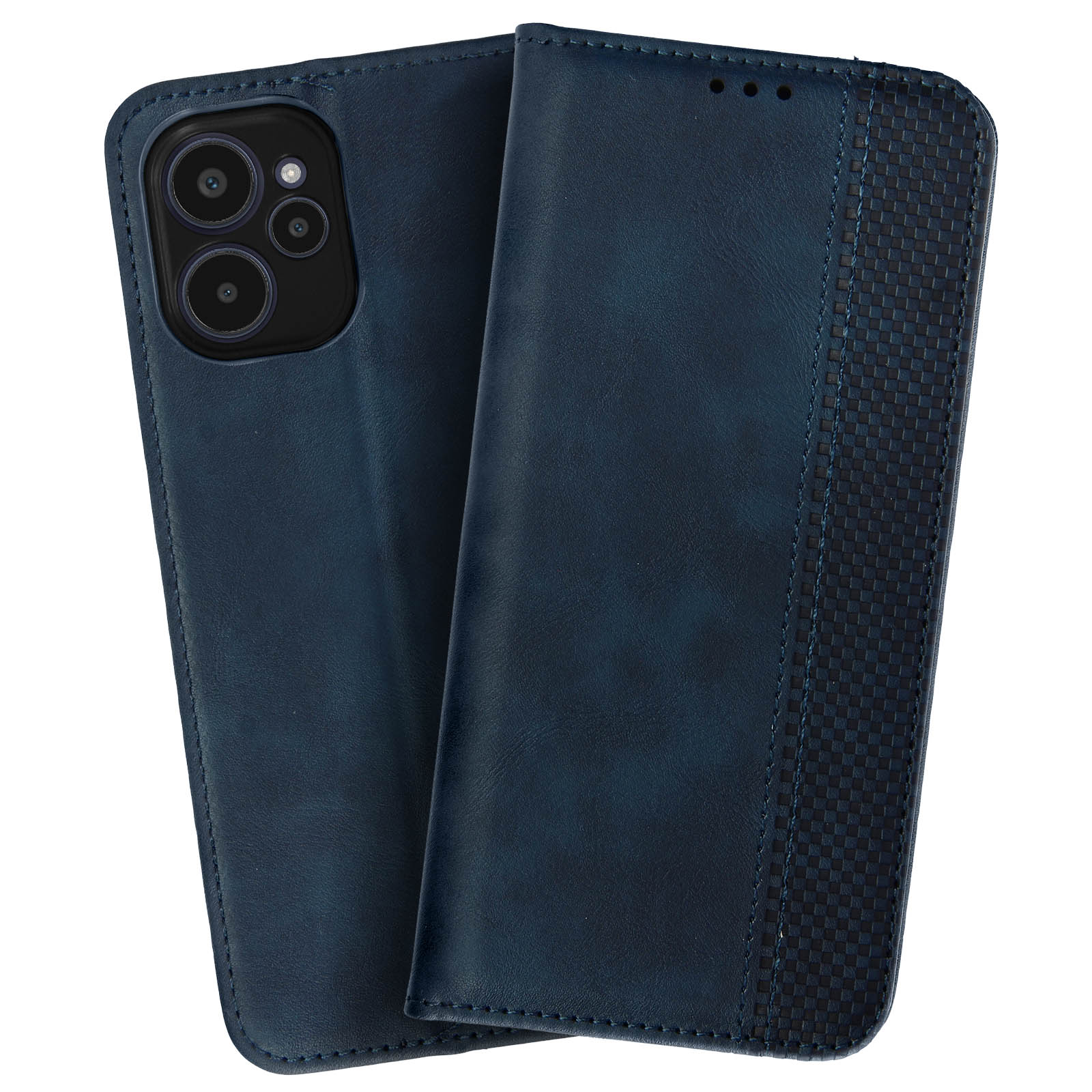 Buckle Realme, Realme 5G, AVIZAR Dunkelblau 9i Bookcover, Series,