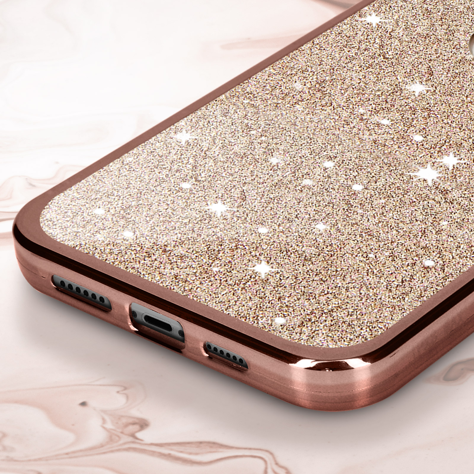 AVIZAR Protecam Spark Series, Backcover, Rosegold iPhone Max, Apple, XS