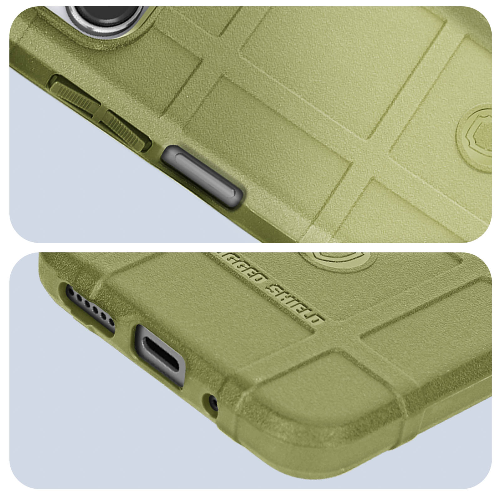 Backcover, Khaki Redmi Xiaomi, AVIZAR Series, Rugged 12,