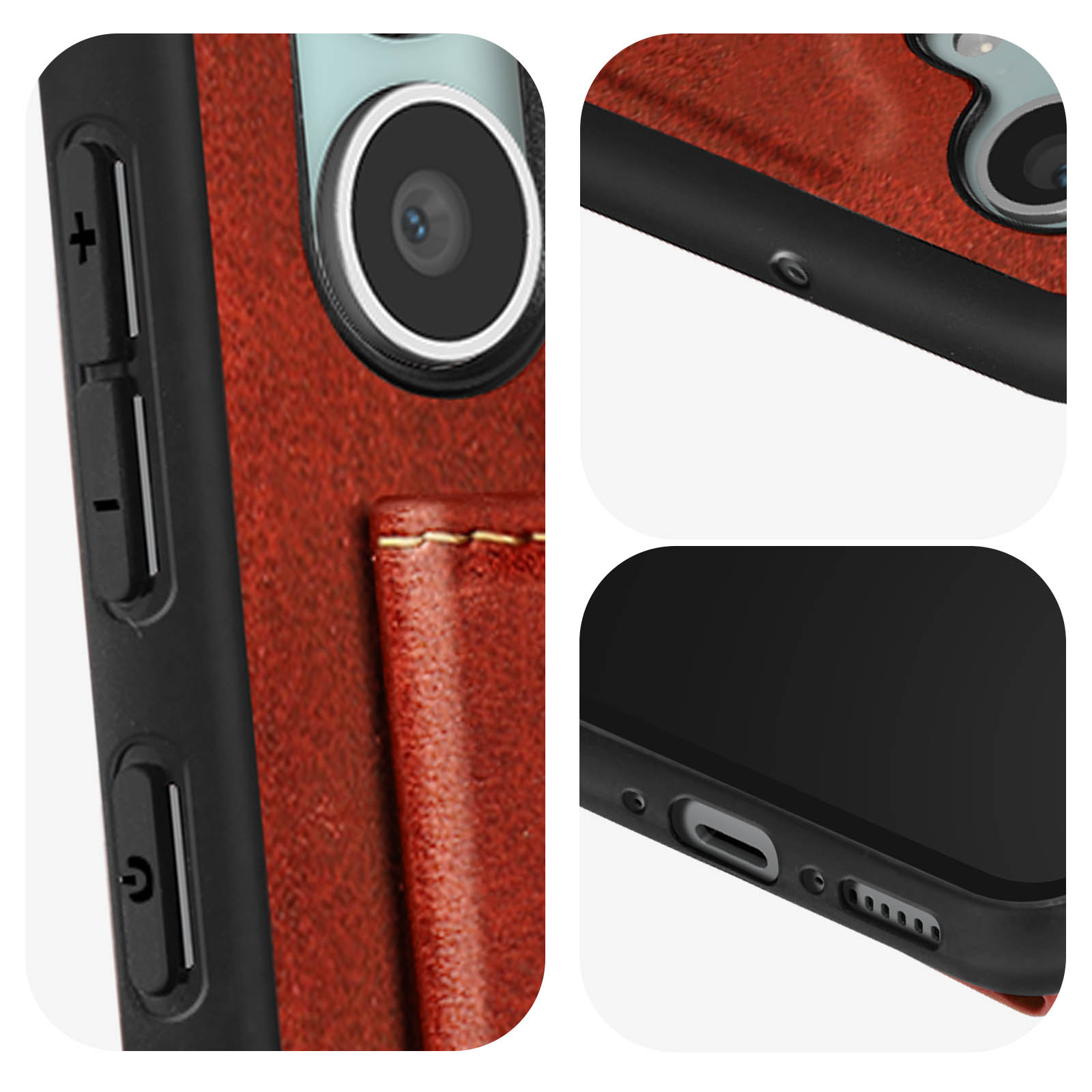 Case, 5 Kartenfächer Backcover, Series, AVIZAR 5G, Versa Rot A34 Samsung, Galaxy