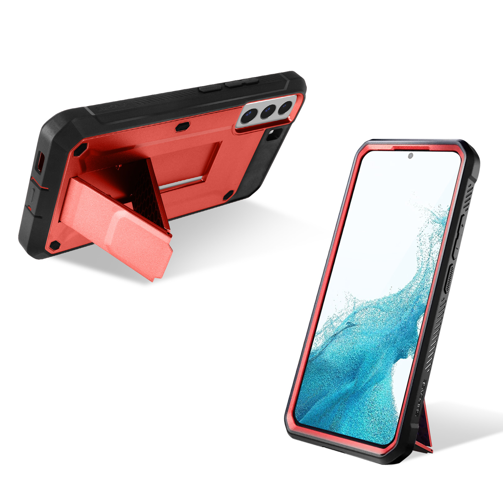 SUPCASE Unicorn Beetle Pro Galaxy Samsung, Plus, Backcover, S22 Series, Rot