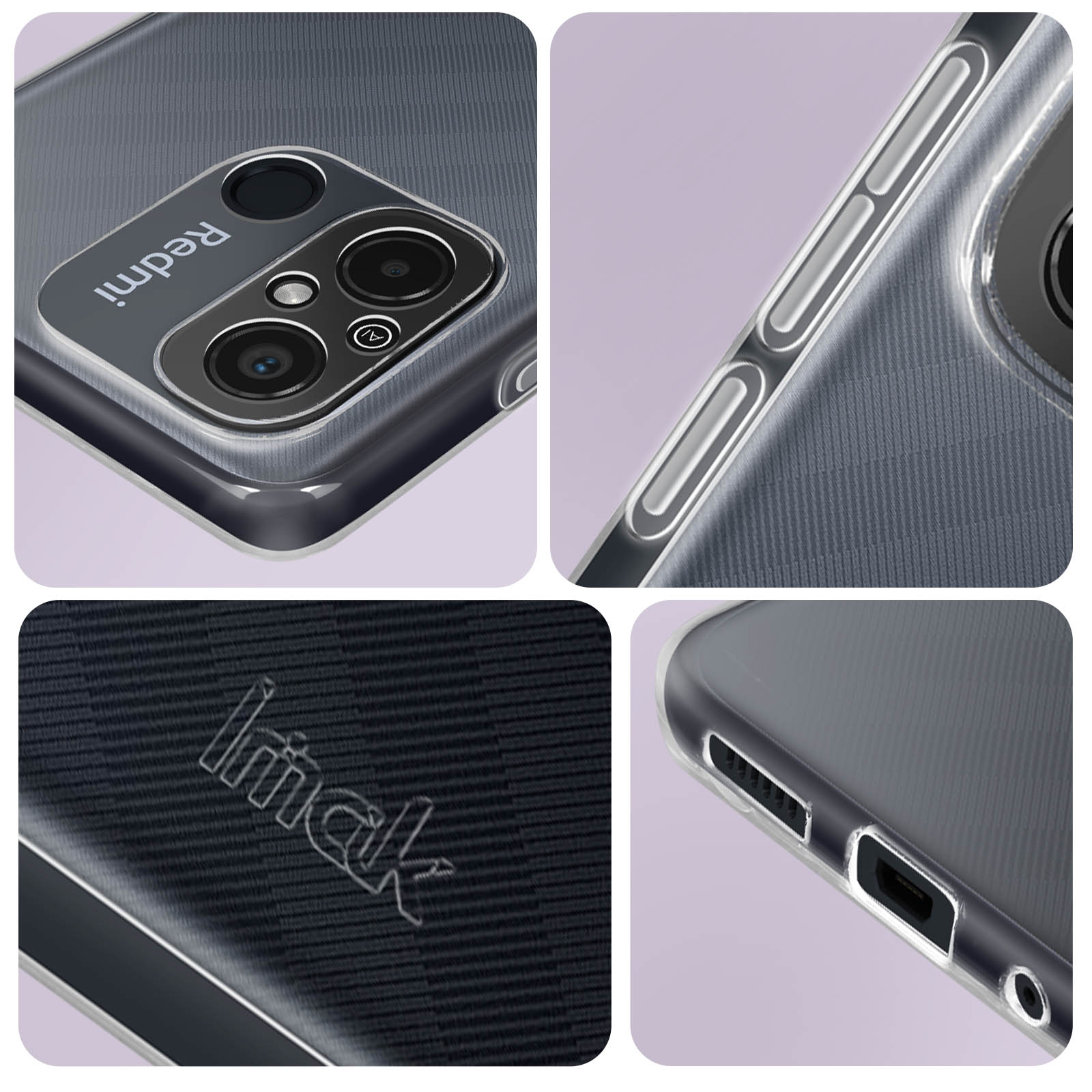 IMAK UX-5 Series, Backcover, Xiaomi, 12C, Transparent Redmi