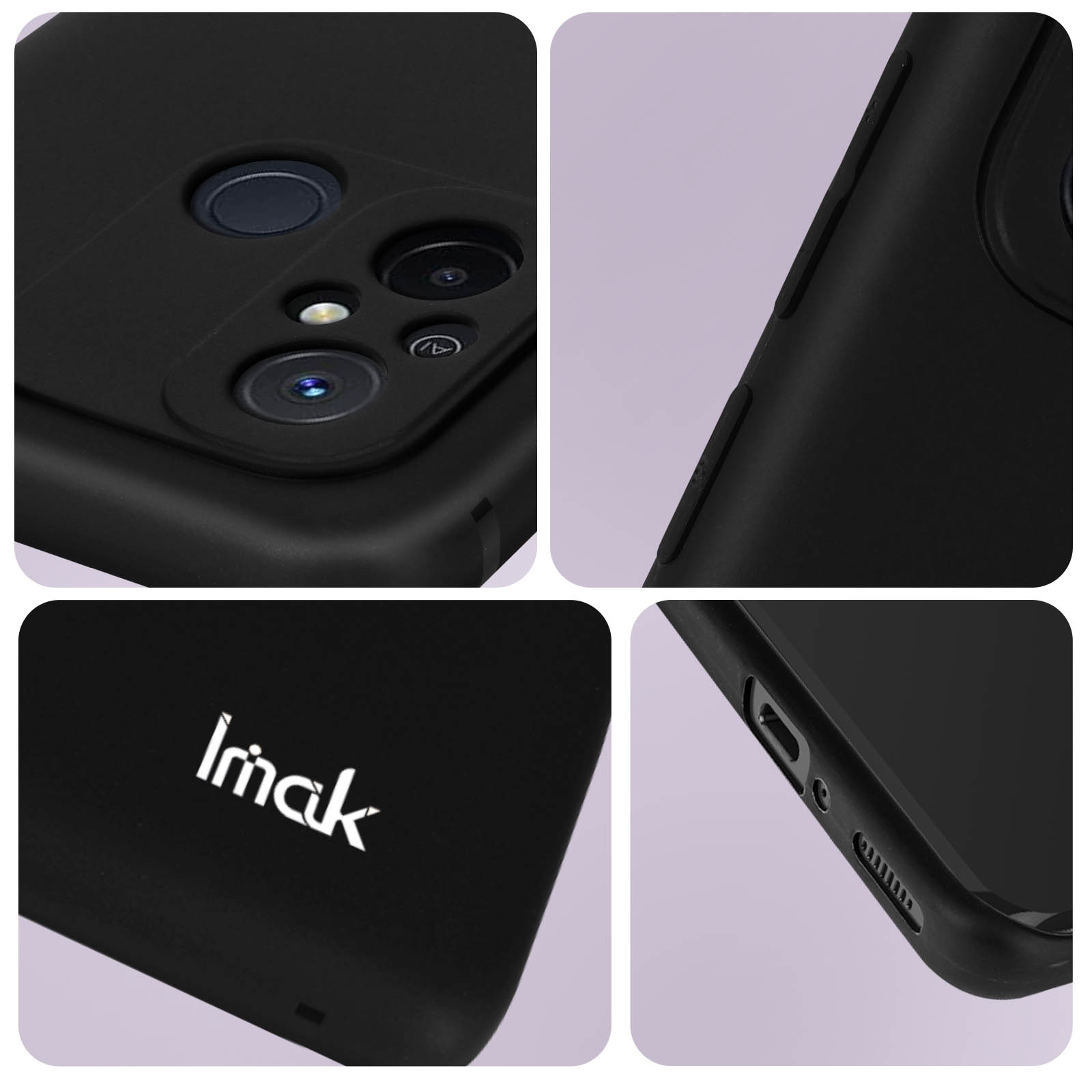IMAK UC-3 Series, Backcover, Xiaomi, Schwarz Redmi 12C