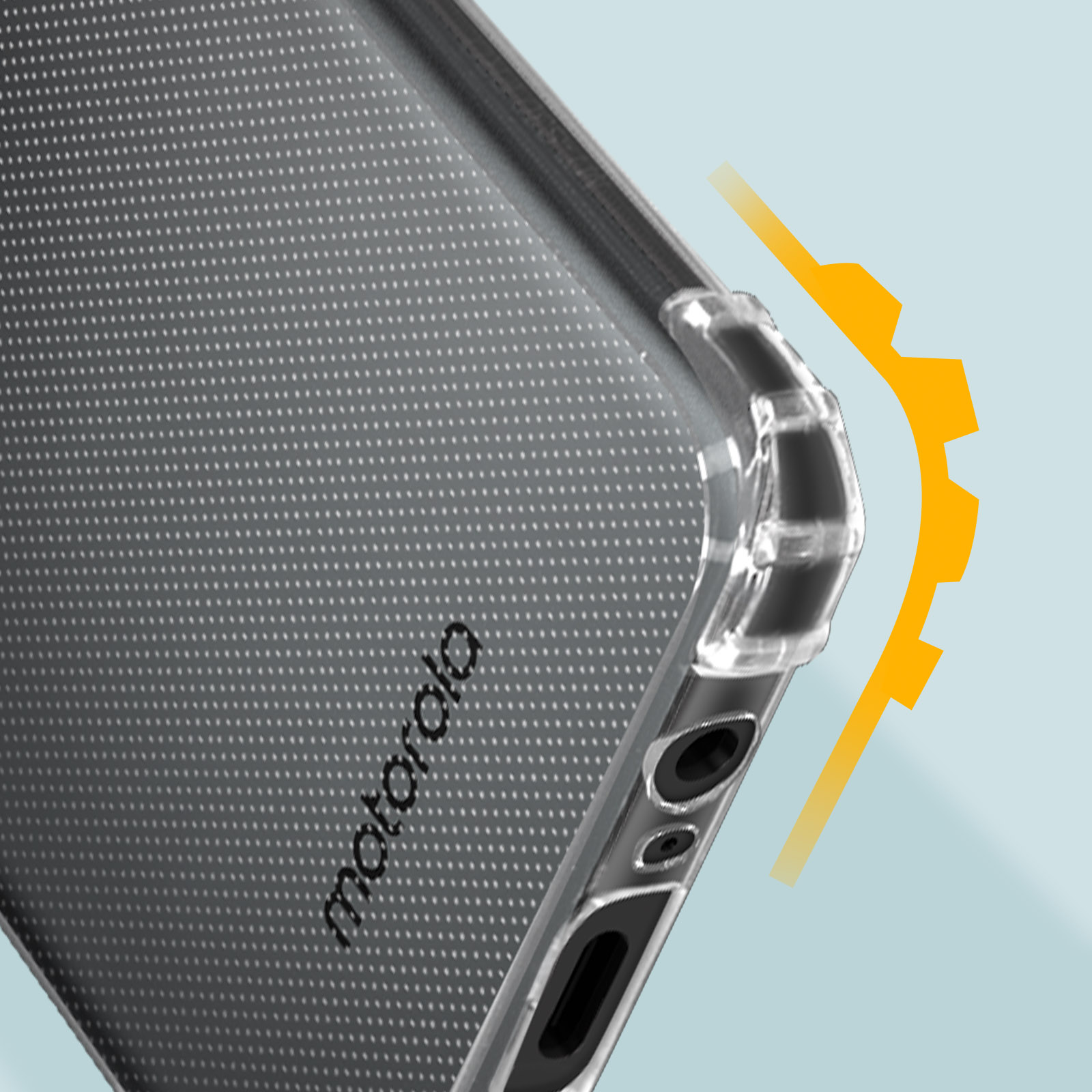 Transparent AVIZAR Ecken Motorola, mit G72, Moto Series, Schutzhülle verstärkten Backcover,