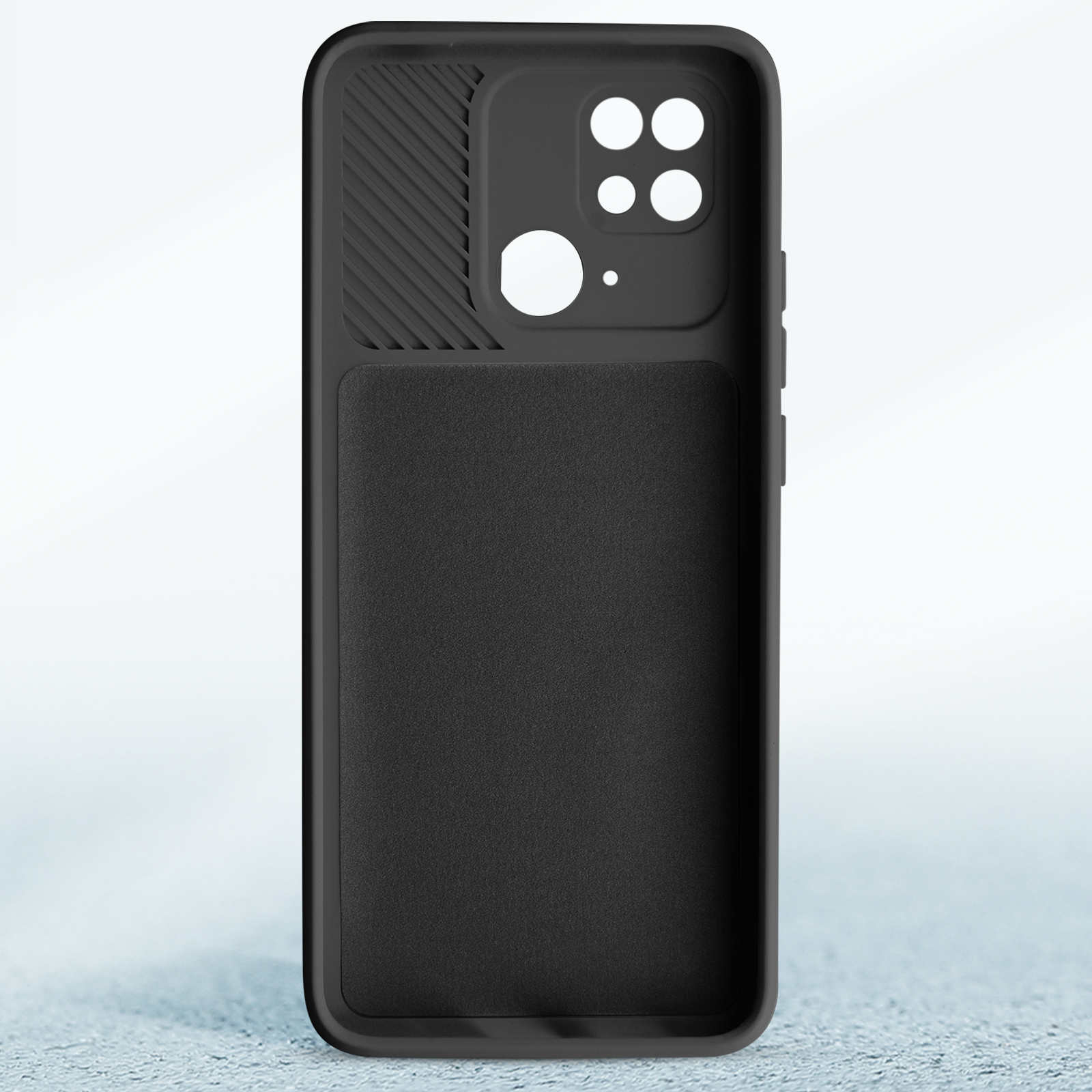 AVIZAR Handyhülle mit Kameraschutz Series, Backcover, Xiaomi, Schwarz Redmi 10C
