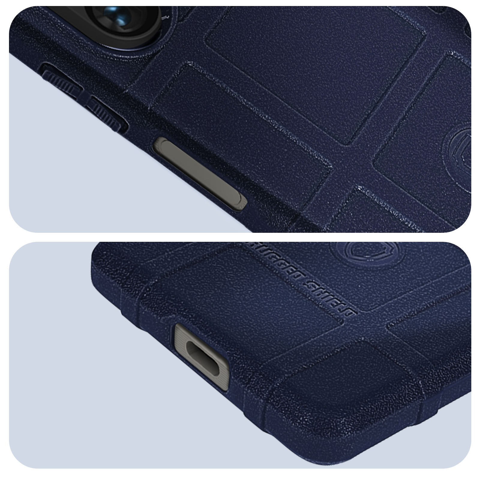 V, Backcover, Sony, Series, Rugged Dunkelblau Xperia 1 AVIZAR