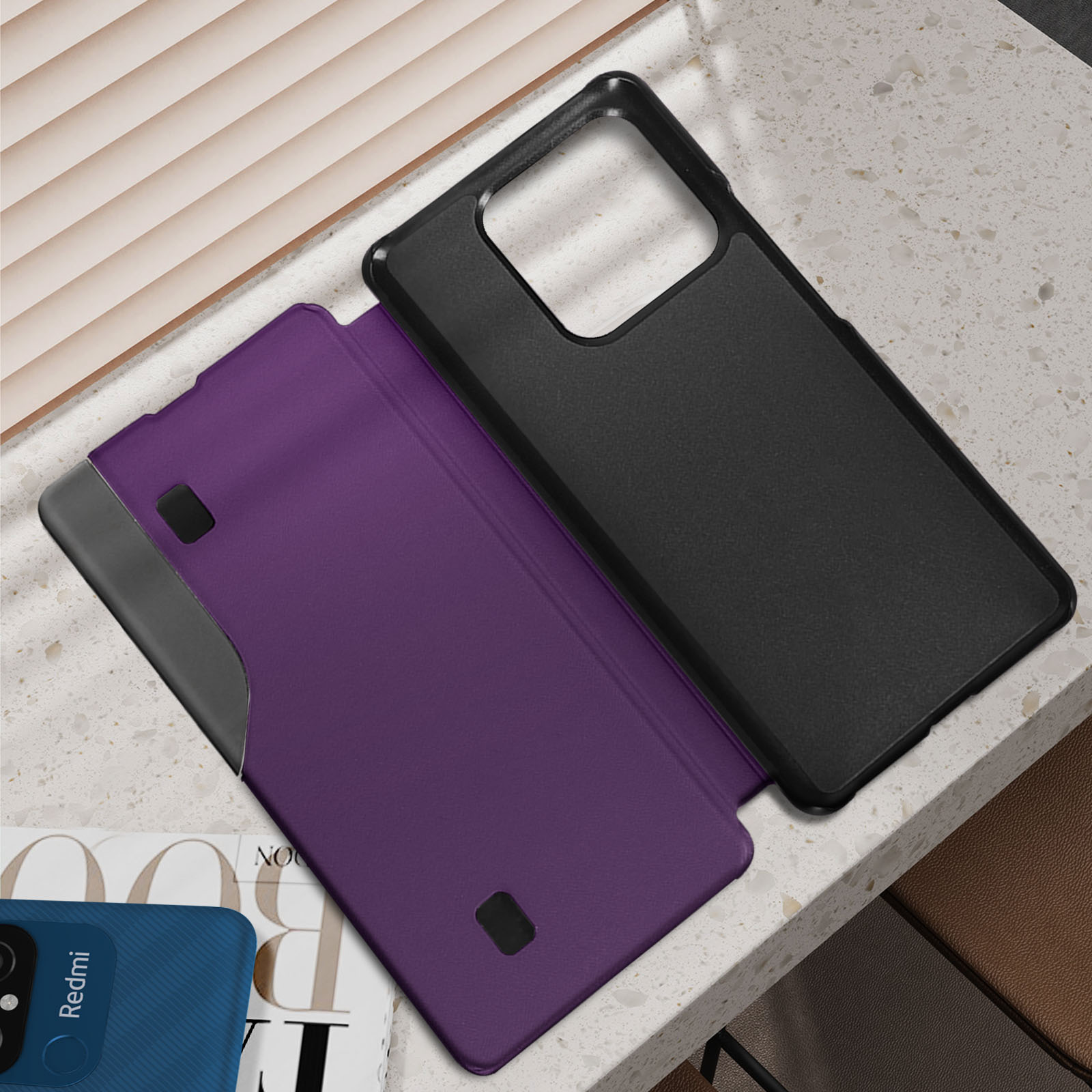 Xiaomi, Series, View Window 12C, Redmi AVIZAR Violett Bookcover,