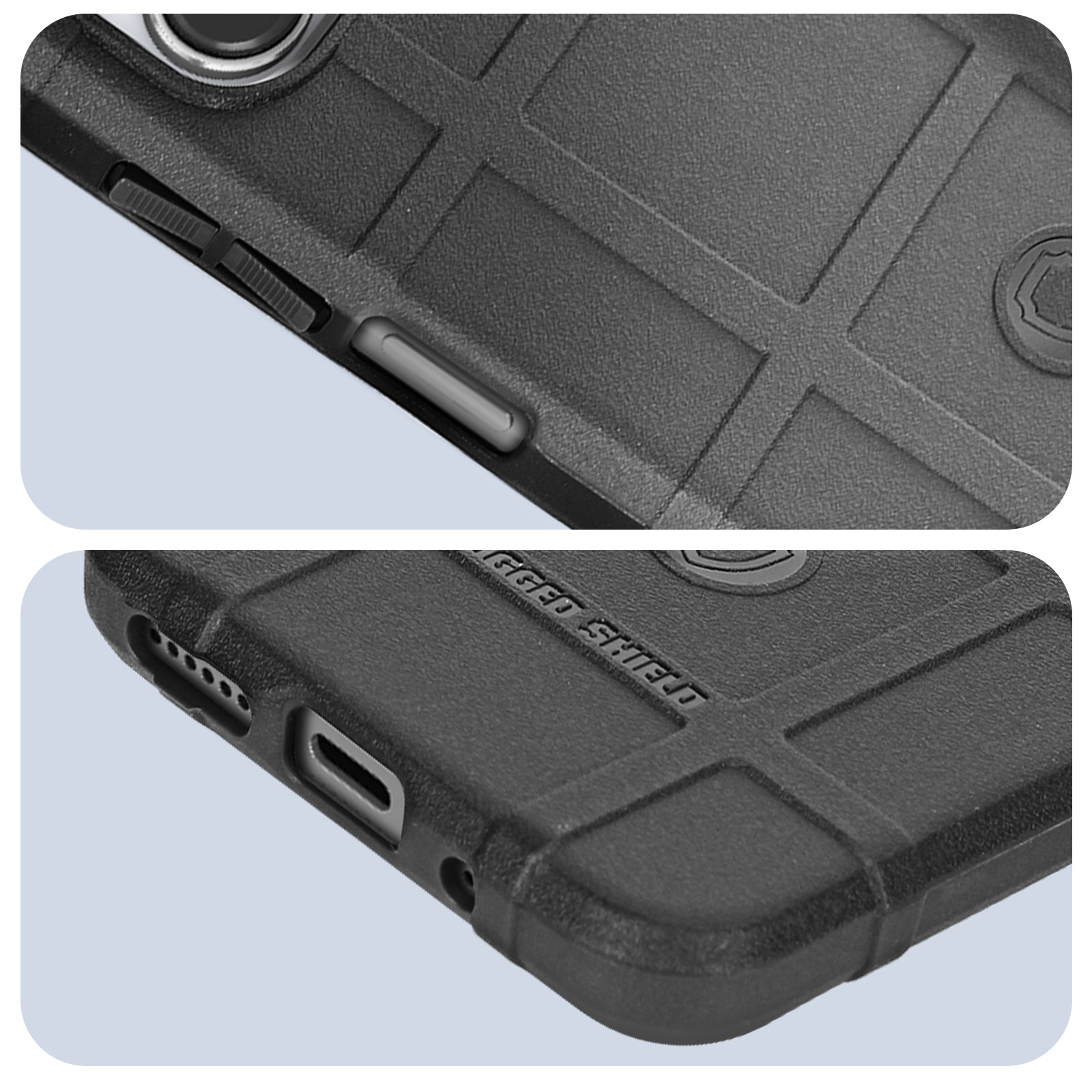 Redmi 12, Schwarz Rugged Backcover, Xiaomi, Series, AVIZAR