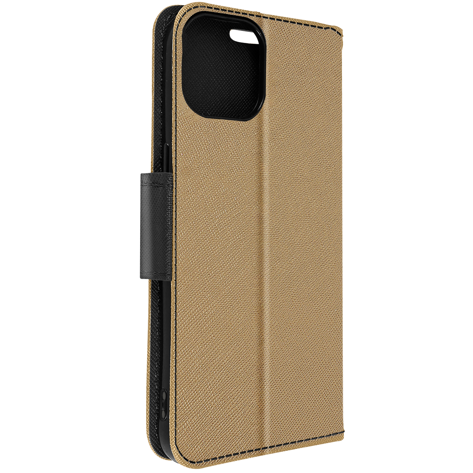 AVIZAR Fancy Max, iPhone Bookcover, 13 Series, Pro Gold Apple