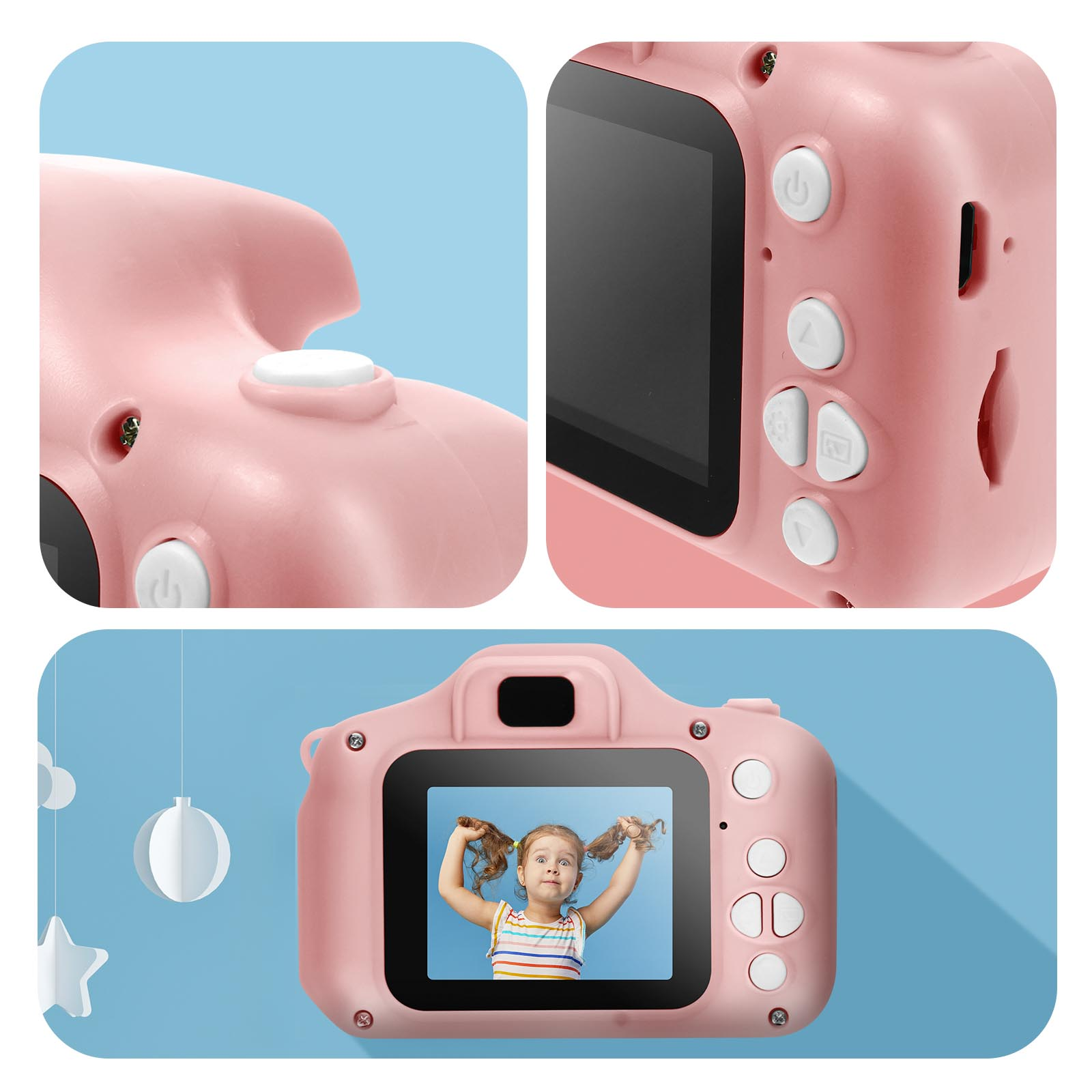FOREVER Pink Digitalkamera SKC-100