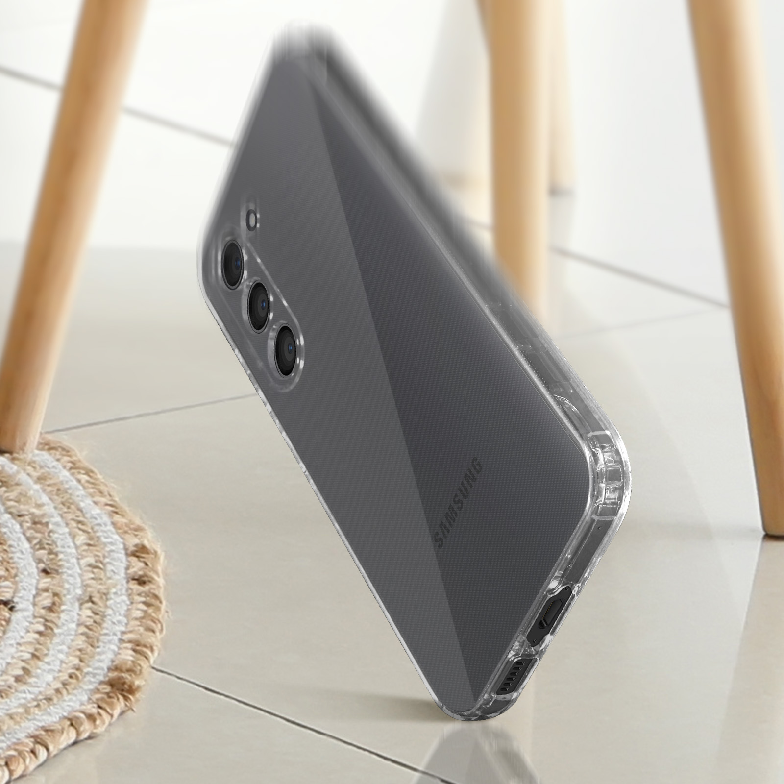360° Samsung, Series, AVIZAR Transparent S23, Backcover, Galaxy