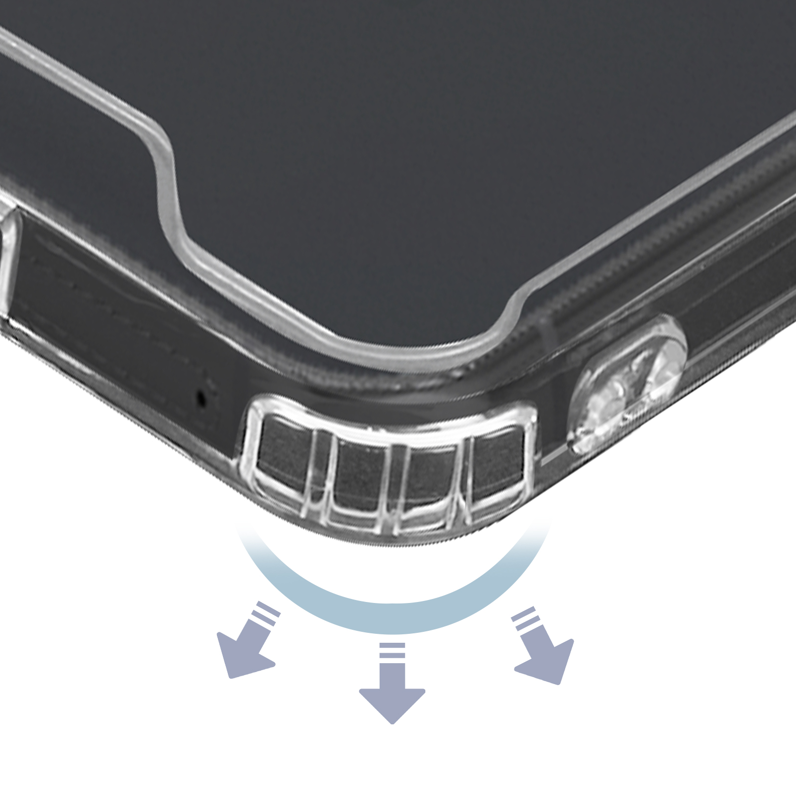 AVIZAR Bazik Series, Galaxy S23, Transparent Backcover, Samsung