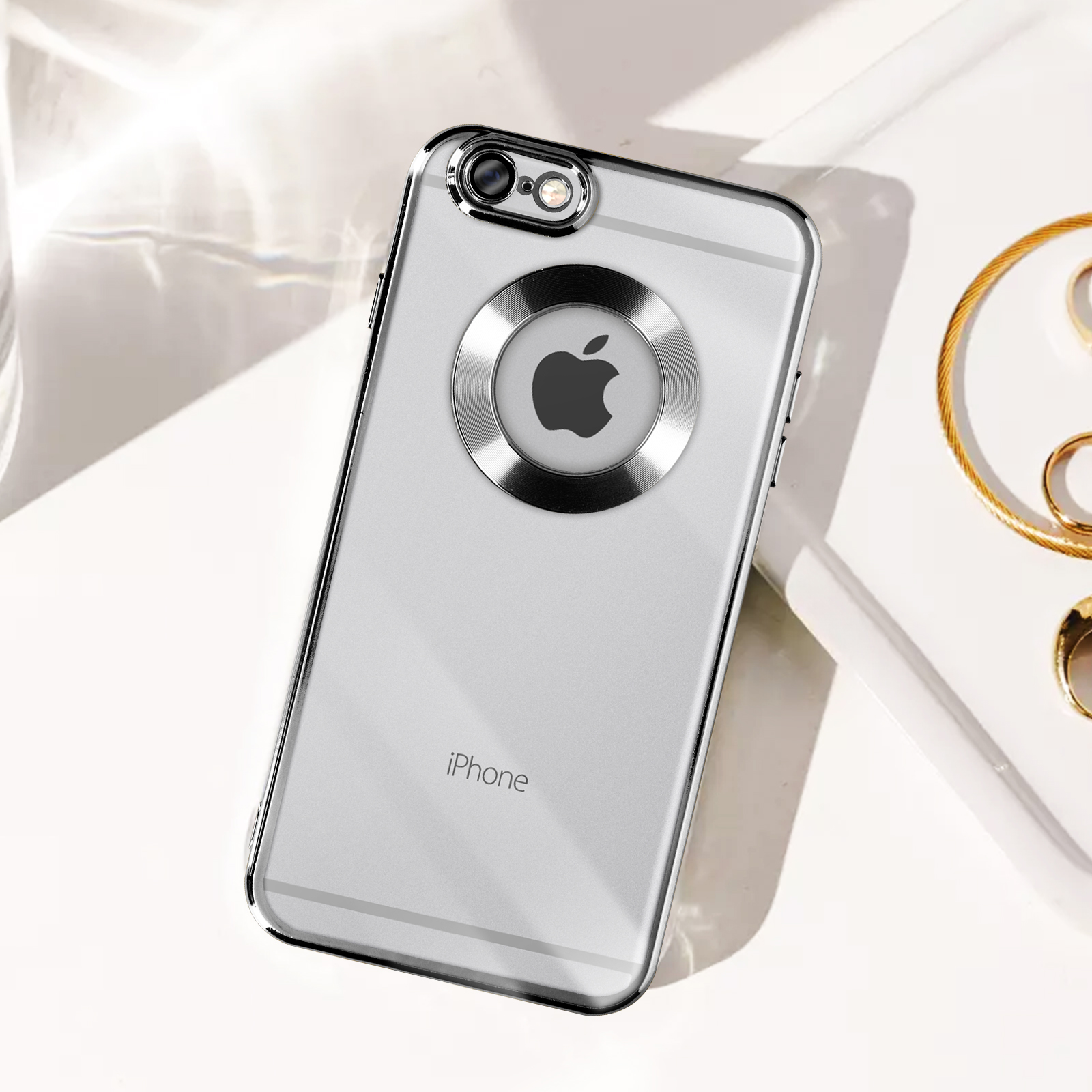 AVIZAR Protecam Spark iPhone Series, Silber 6S, Apple, Backcover
