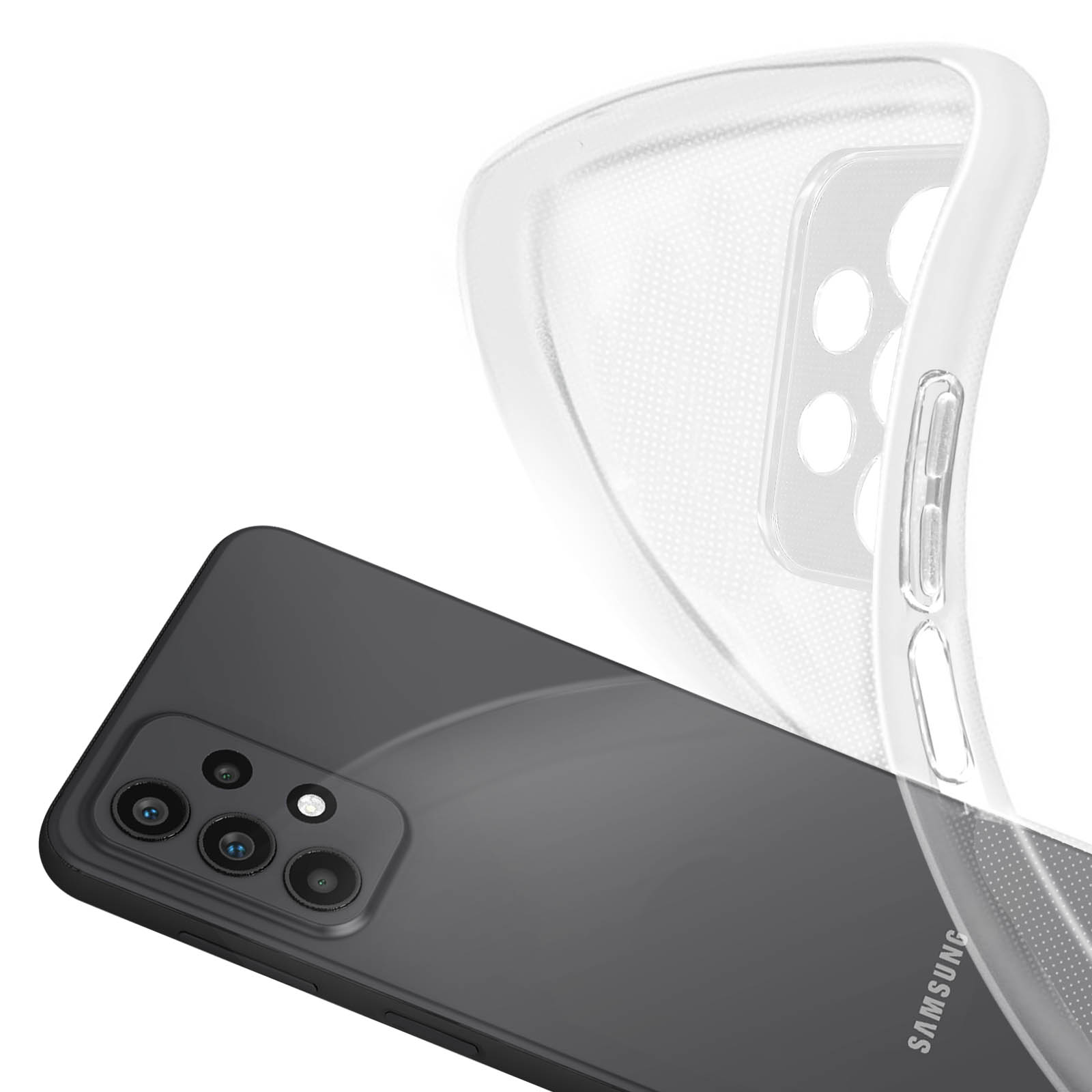 Clear AVIZAR A23 Samsung, Transparent Series, Galaxy Backcover, 5G, Cover