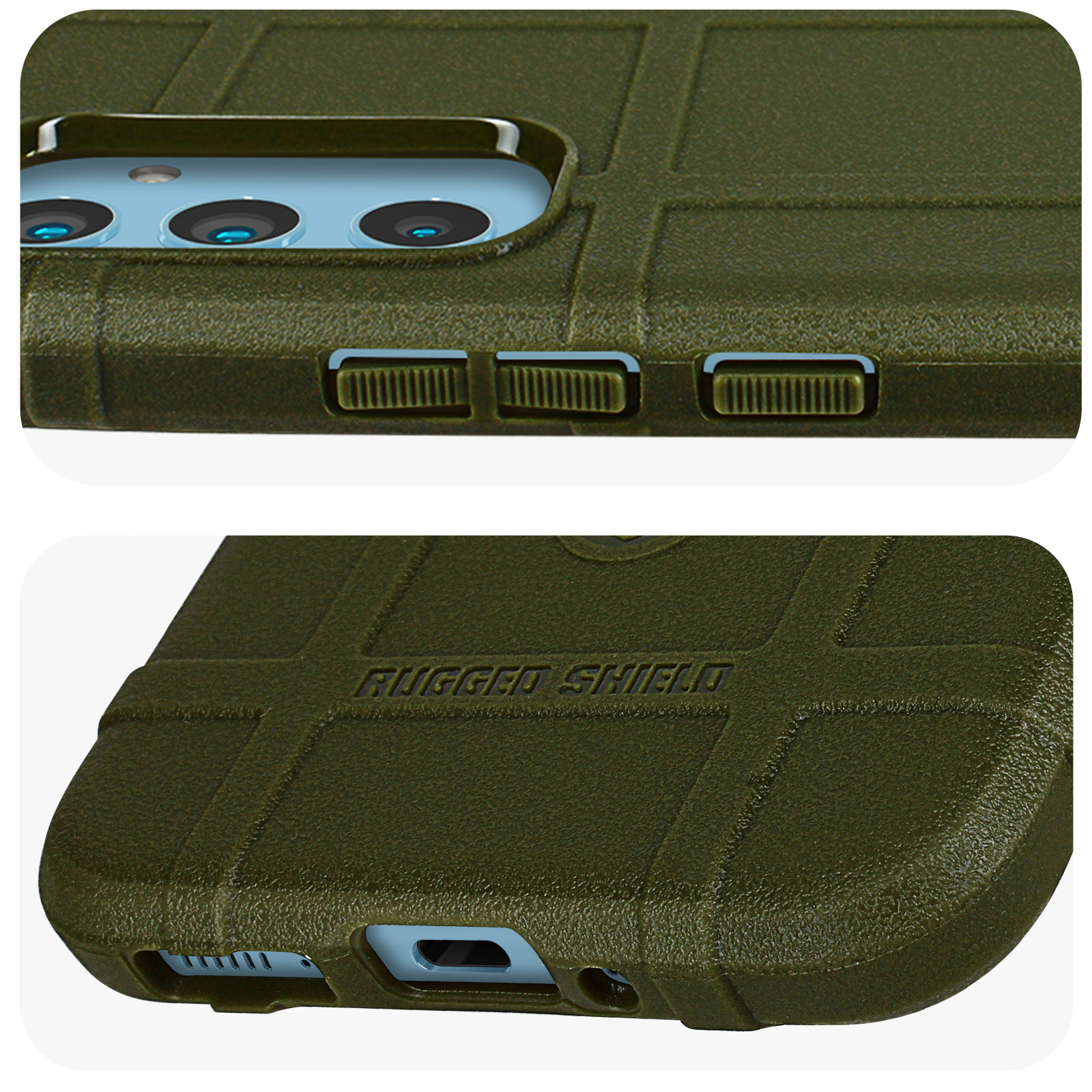 AVIZAR Rugged Series, Backcover, A54 Samsung, 5G, Galaxy Grün
