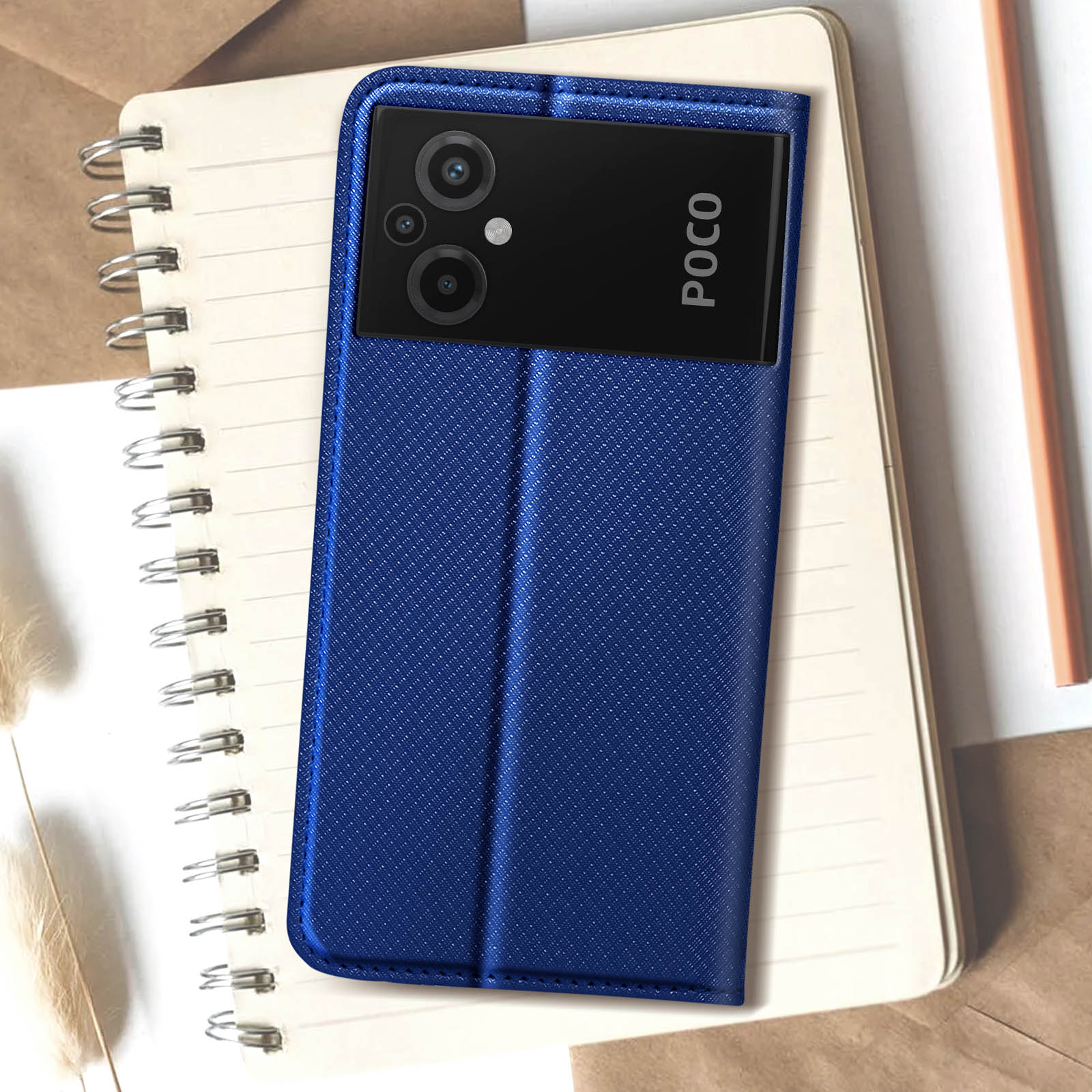 M5, Xiaomi, Poco Smart AVIZAR Blau Bookcover, Series,