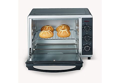 Mini horno - Horno tostador de mesa 30 l, SEVERIN, convección con grill,  asador, TO 2056 SEVERIN, negro