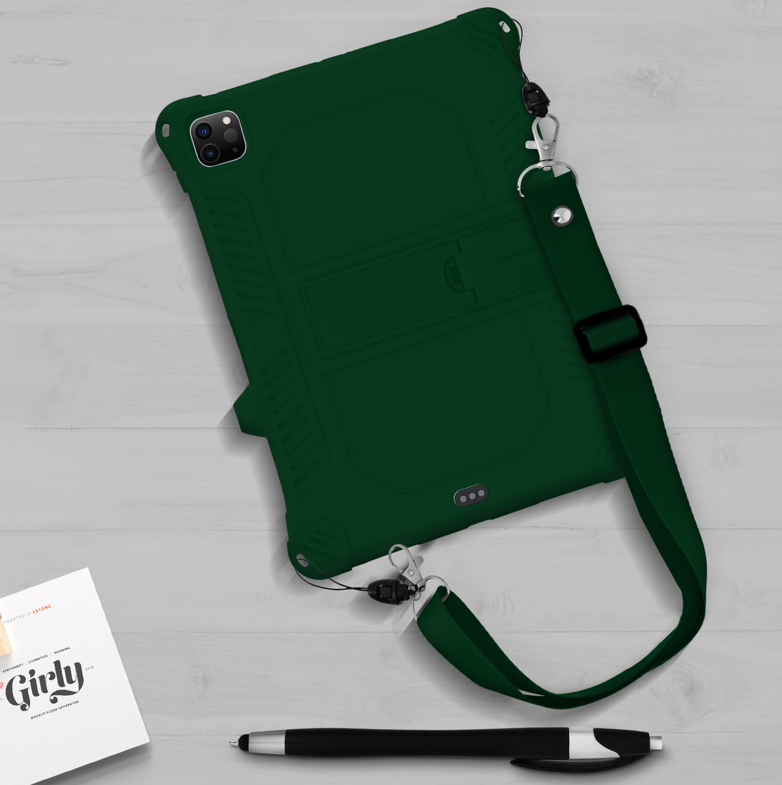 AVIZAR Transport und Grün Polycarbonat Silikongel, Series Backcover Schutzhüllen Apple für