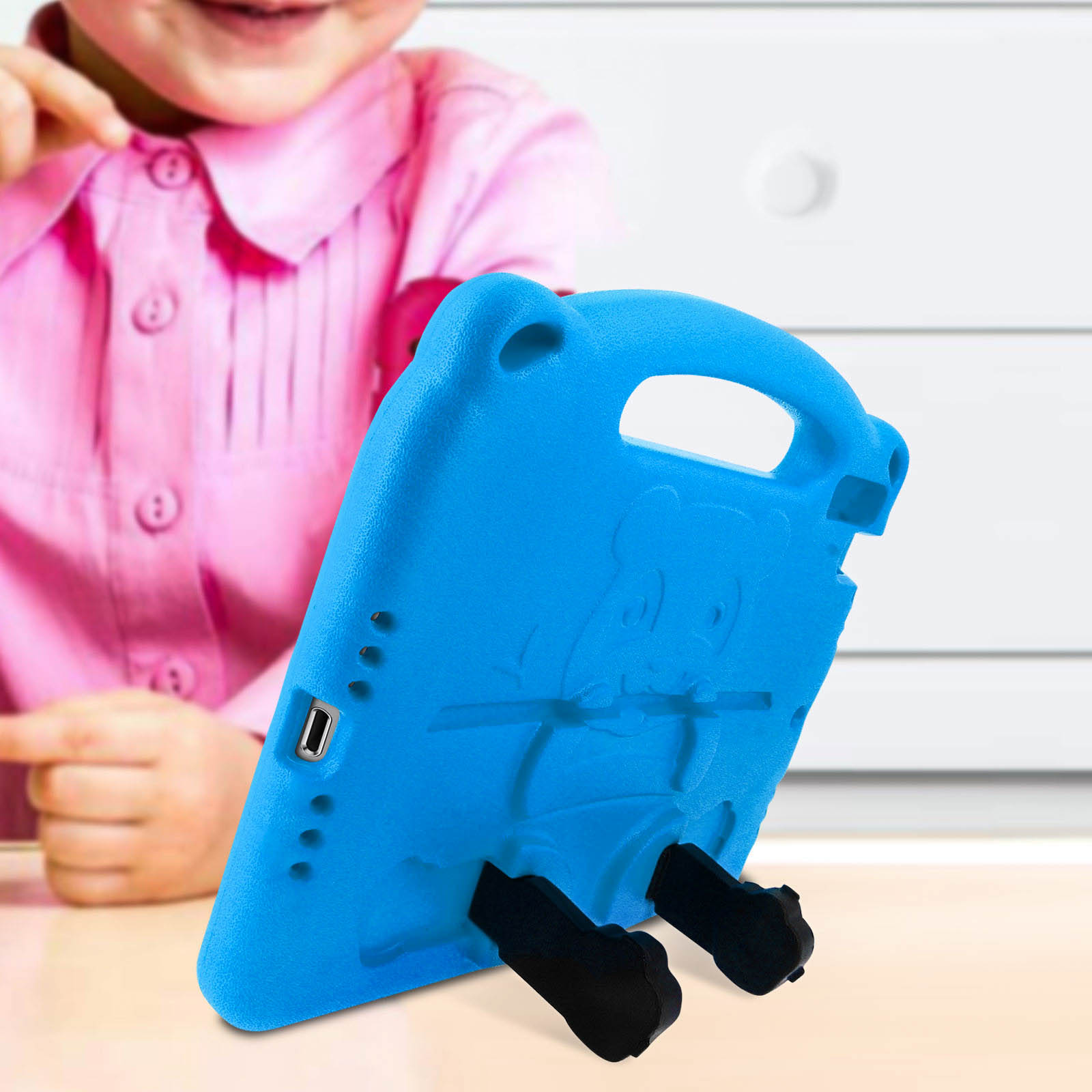 AVIZAR Kids Schutzhüllen EVA-Schaum, Apple Backcover Blau für Series