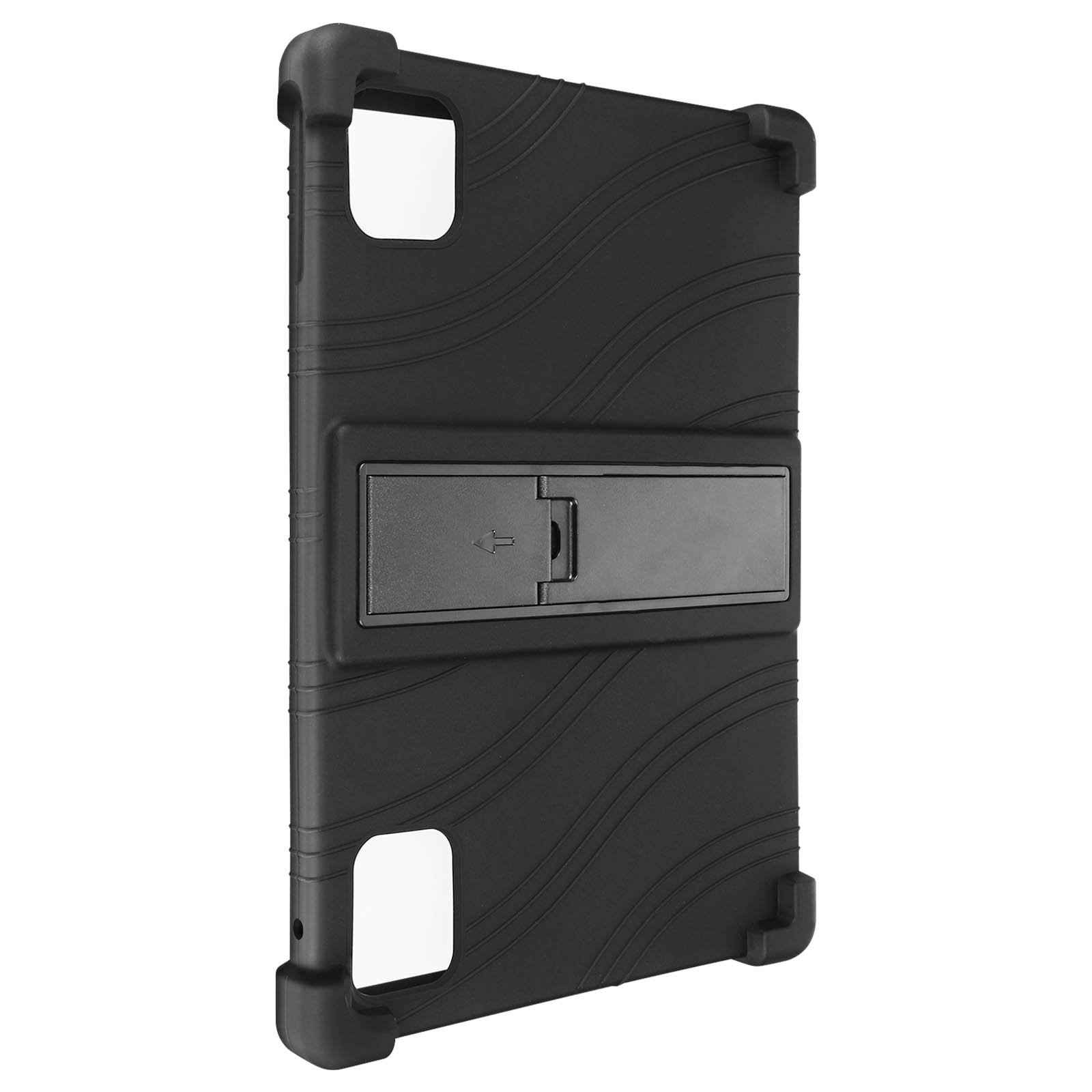Schwarz Stand Silikon, für Blackview Backcover Schutzhüllen AVIZAR Series