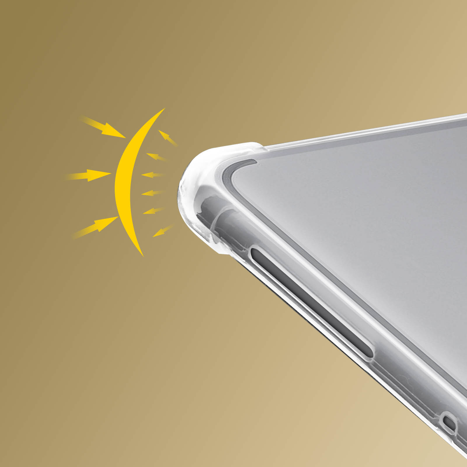 AVIZAR Refined Series Schutzhüllen Transparent Apple für Silikongel, Backcover