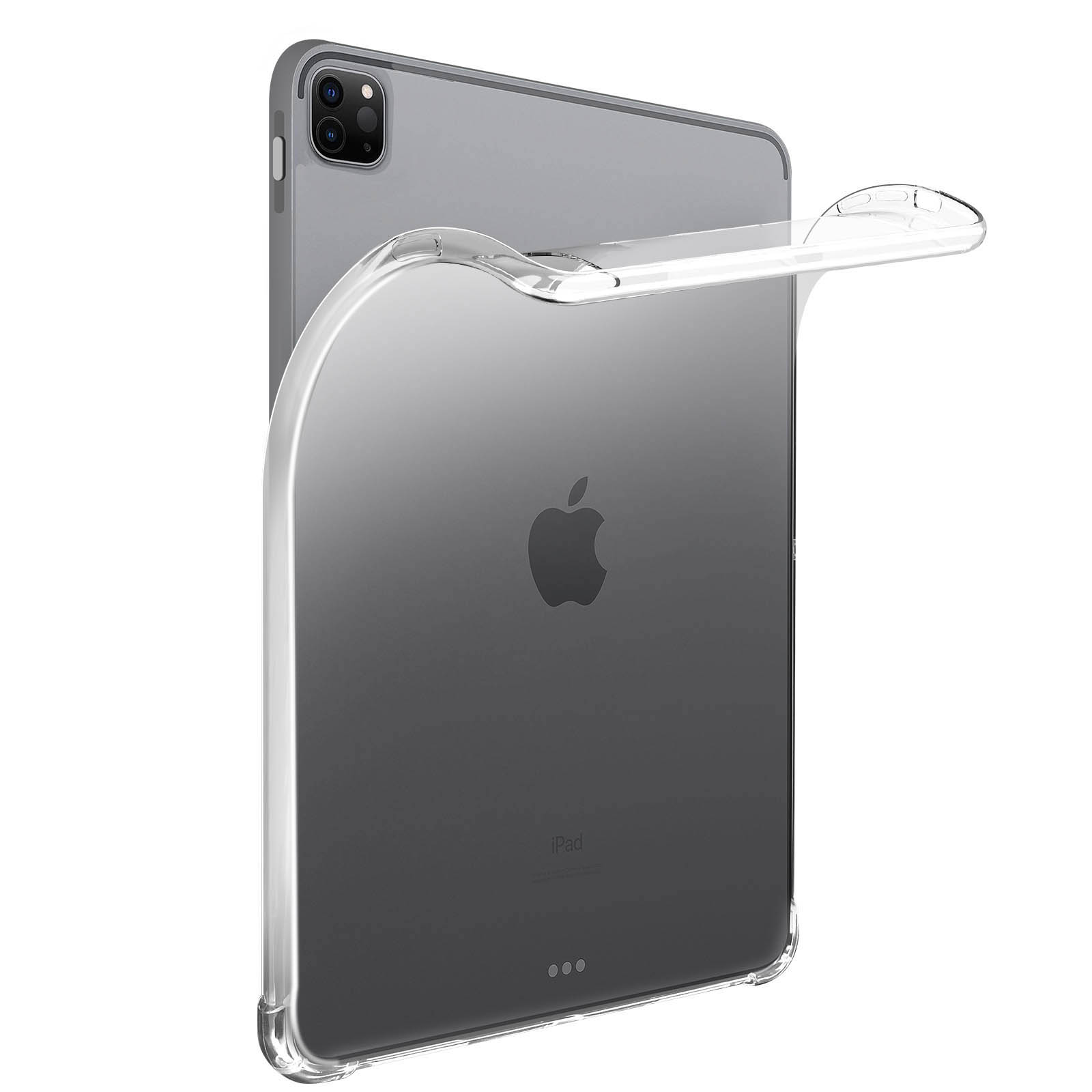 AVIZAR Refined Series Schutzhüllen Backcover Silikongel, Apple Transparent für