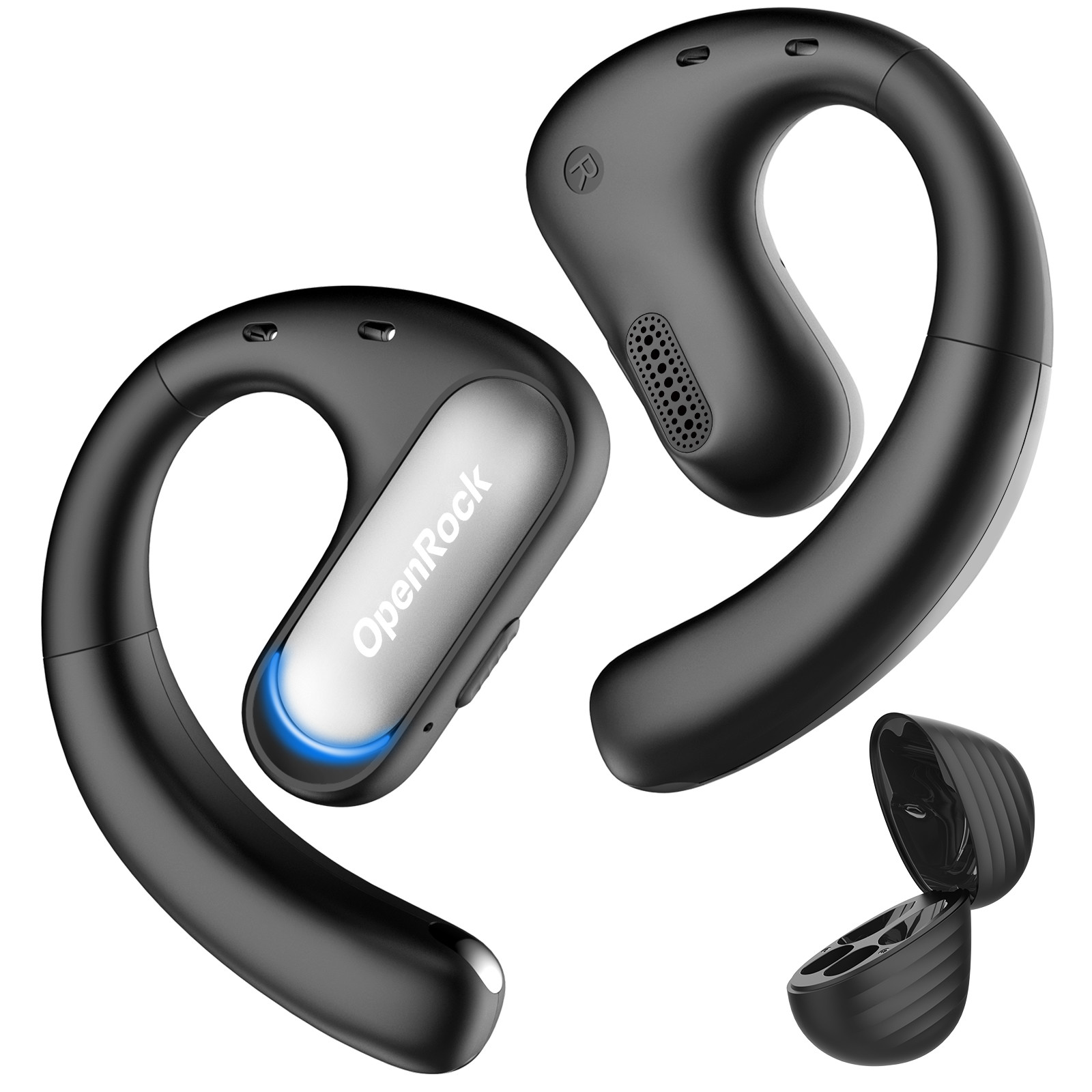 ONEODIO OpenRock Pro, On-ear Kopfhörer Bluetooth schwarz | MediaMarkt 