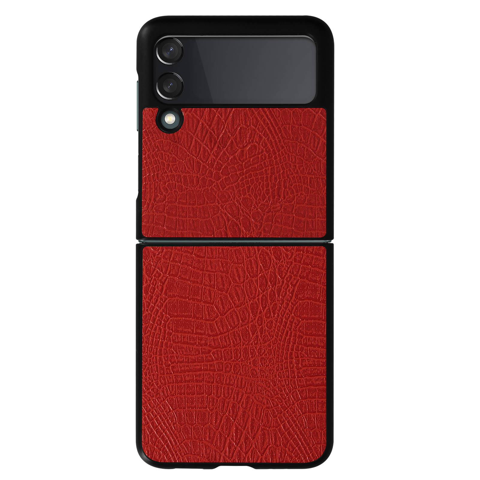 Backcover, Rot Galaxy AVIZAR Flip Z Series, Samsung, 3, Croco