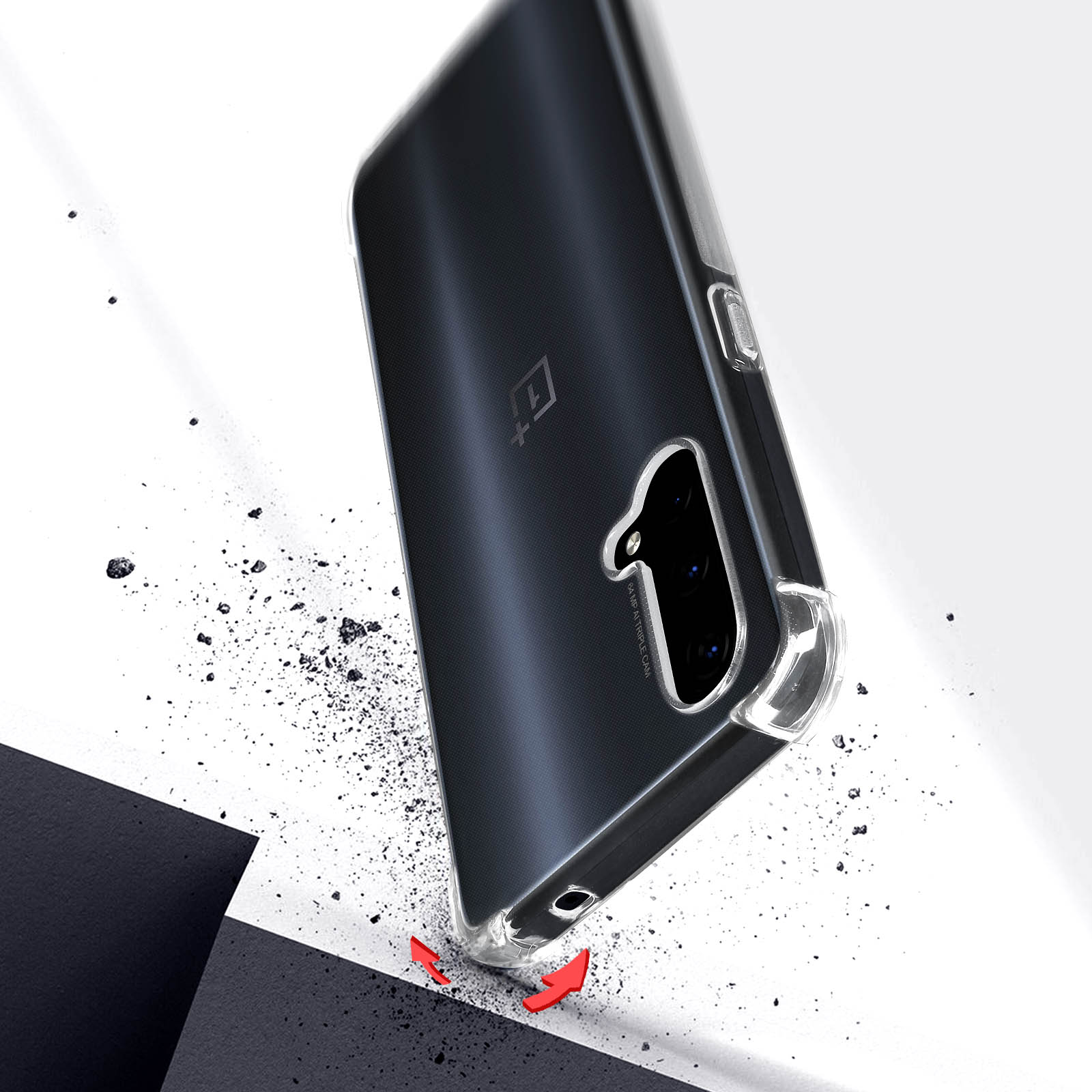 AVIZAR Prems Series, Backcover, OnePlus, 5G, Transparent Nord CE