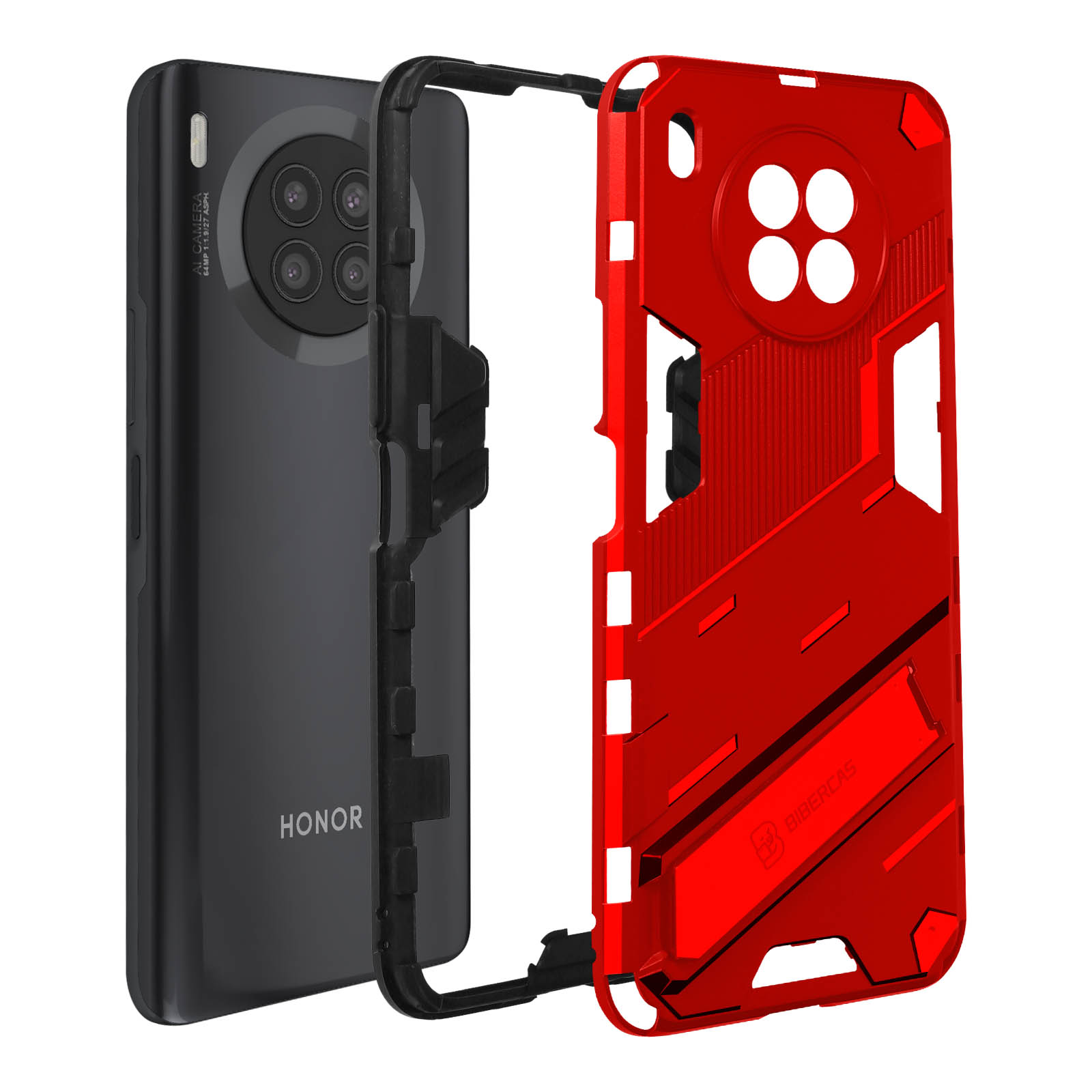 AVIZAR Biber Series, Backcover, Honor, Lite, Rot 50