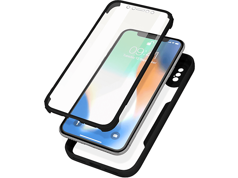 AVIZAR 180 Series, Backcover, Apple, iPhone XS, Schwarz