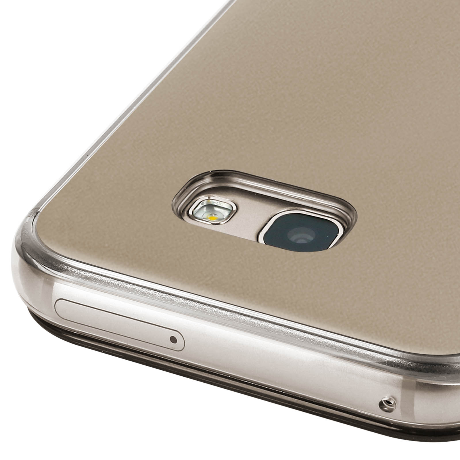 SAMSUNG EF-ZA520 CLEAR (2017), VIEW GAL. Samsung, 2017 Galaxy Gold GOLD COVER, A5 A5 Bookcover