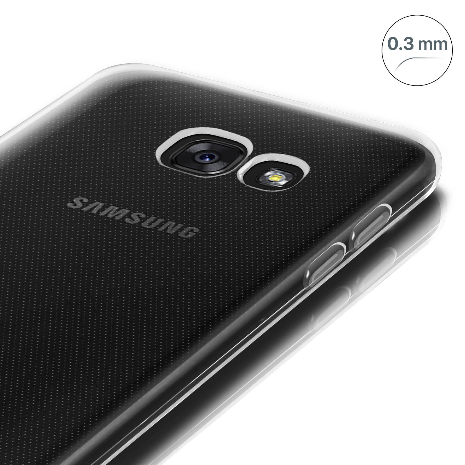 Series, 2017, Galaxy Backcover, Transparent Samsung, A3 AVIZAR Skin