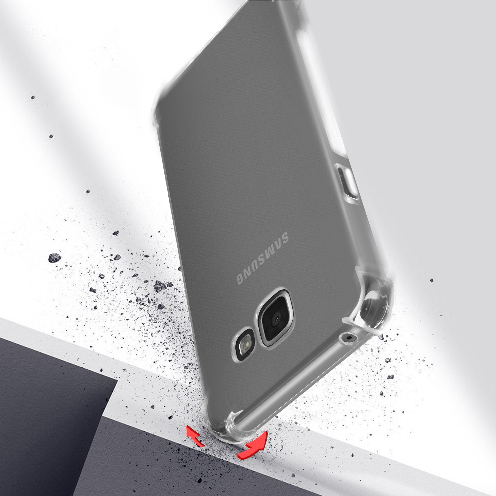 2016, Series, Prems Transparent Samsung, Galaxy AVIZAR Backcover, A5