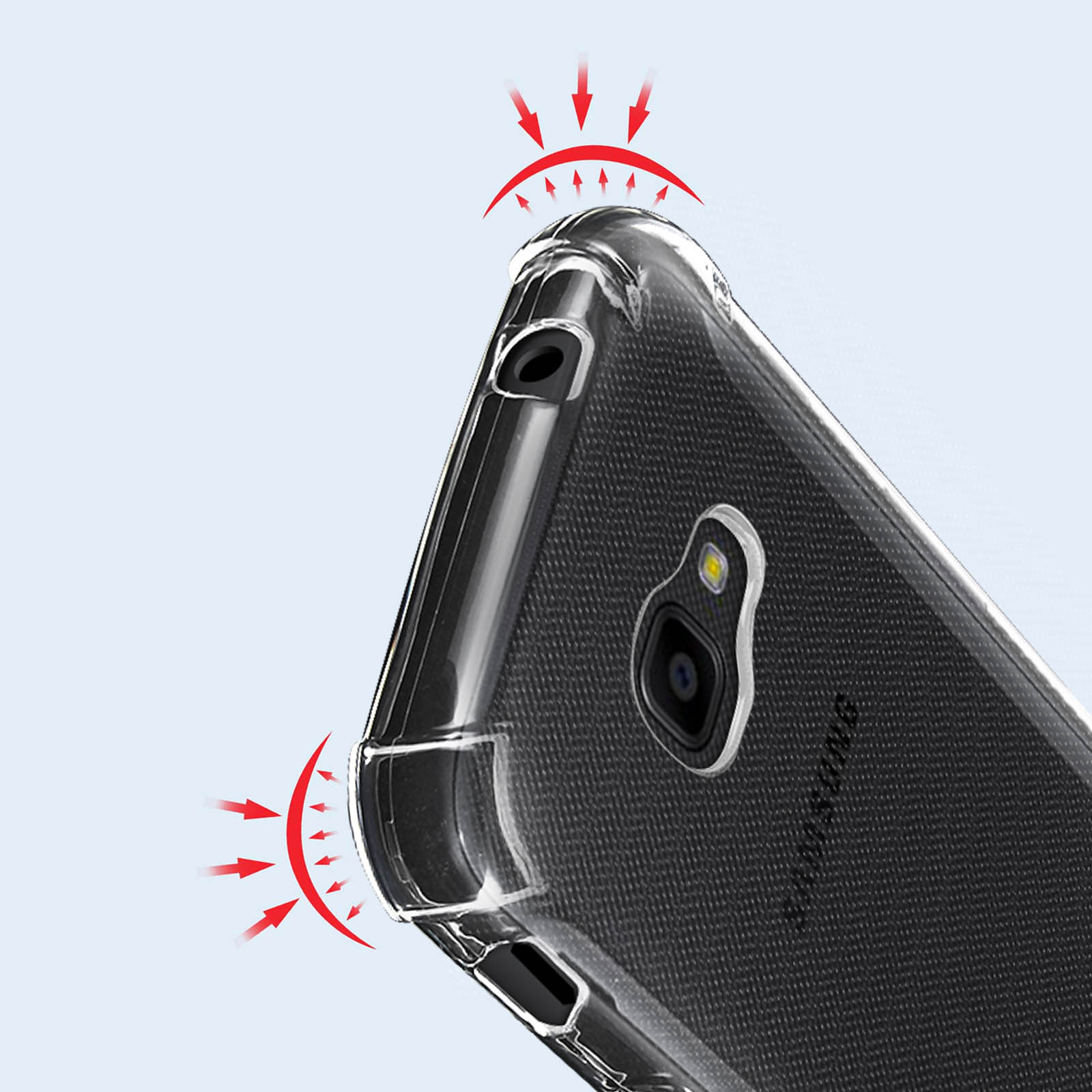 Samsung, 4s, Series, Backcover, AKASHI Xcover Galaxy Transparent Bumper