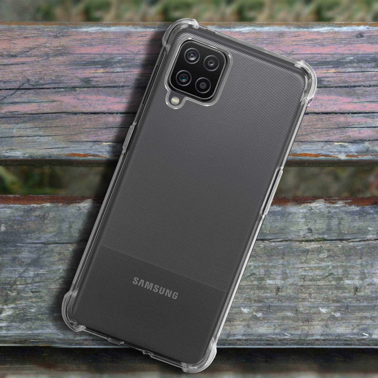 Bumper Samsung, Galaxy A12, Backcover, AKASHI Transparent Series,