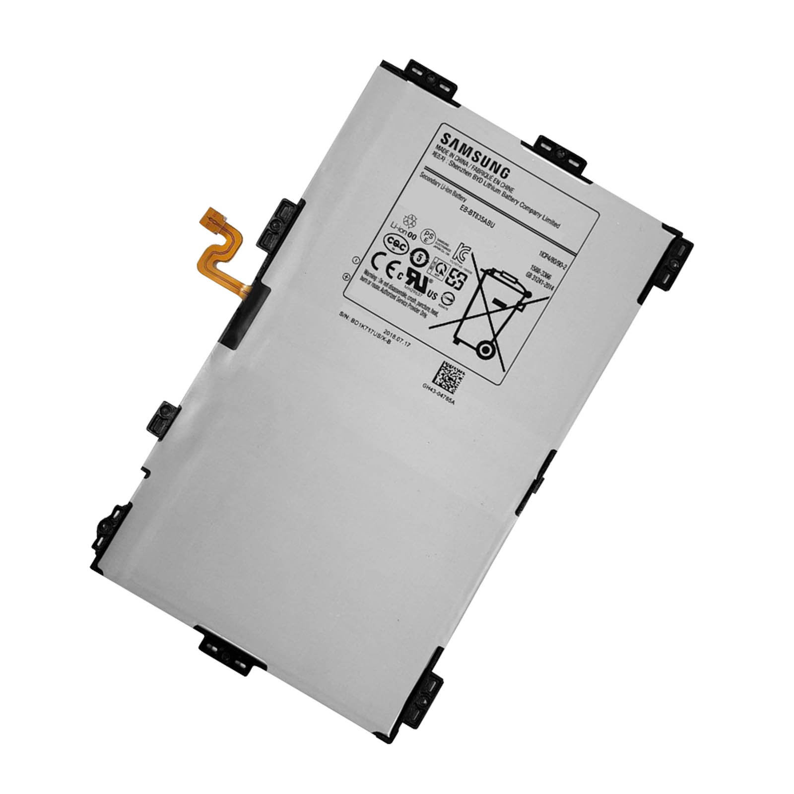 BAT-COMP-T830 7300mAh Ersetzt Akkus CLAPPIO Austausch-Akku, Modell EB-BT835ABU