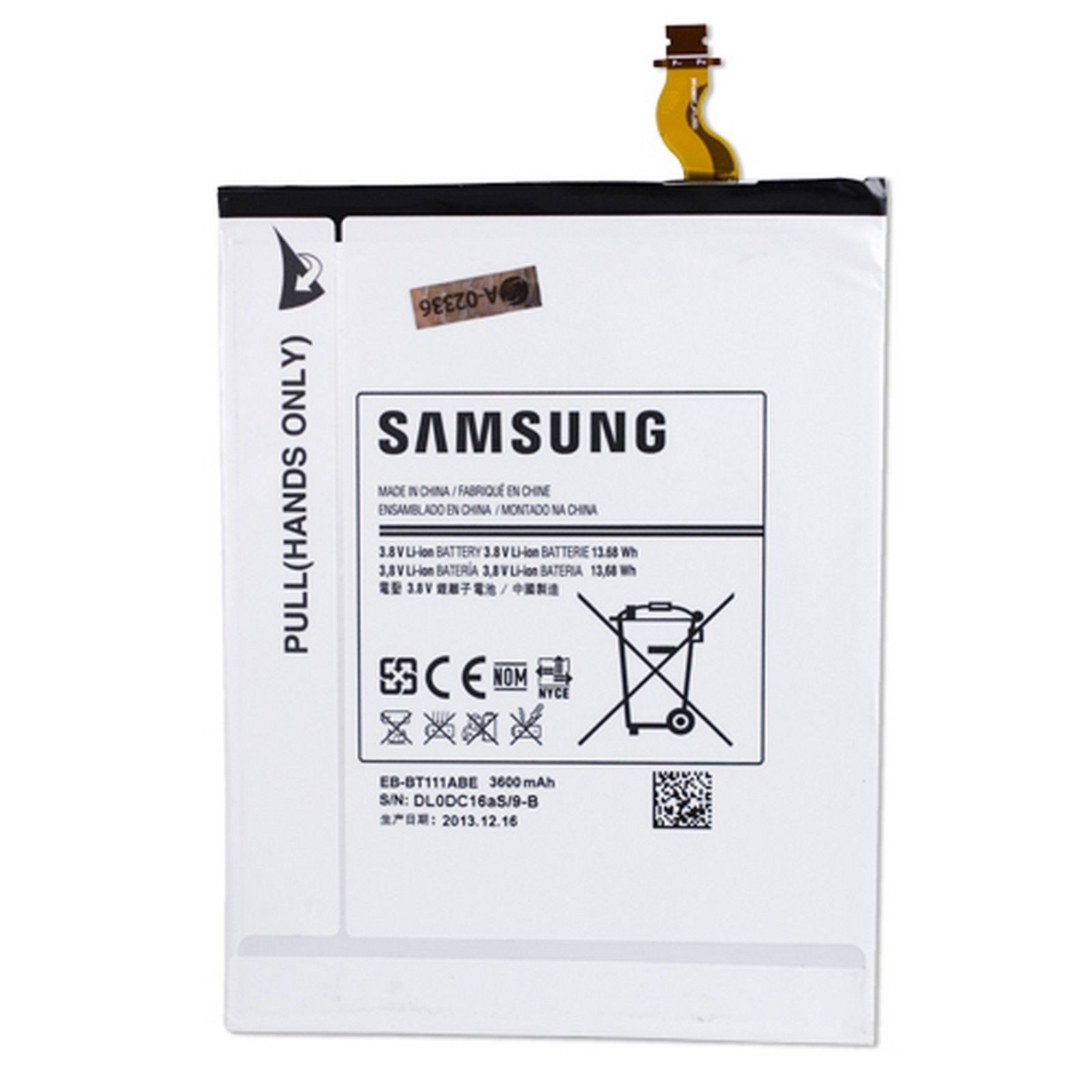 SAMSUNG Handy Akku Original Akkus Eb-Bt115 3 Galaxy Sm-T111 Tab Lite EB-BT115 Samsung 7.0 3600Mah