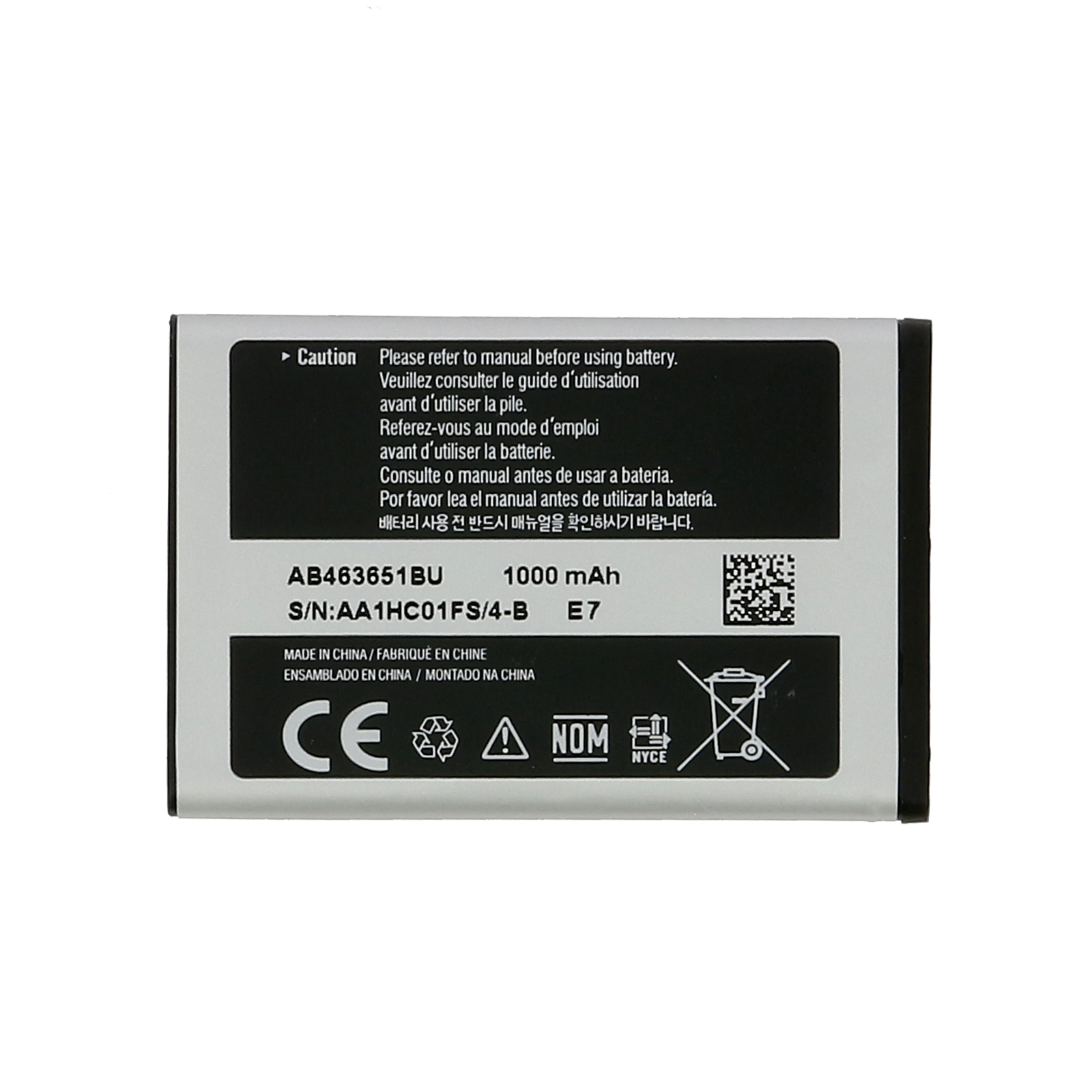 SAMSUNG 960 mAh Akku AB463651B AB463651B Akkus